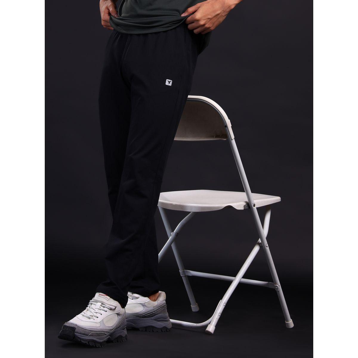 بنطال رياضي سادة بقصة سليم فت وأربطة-men-clothing-sportswearandactivewear-bottoms-joggers-image-6