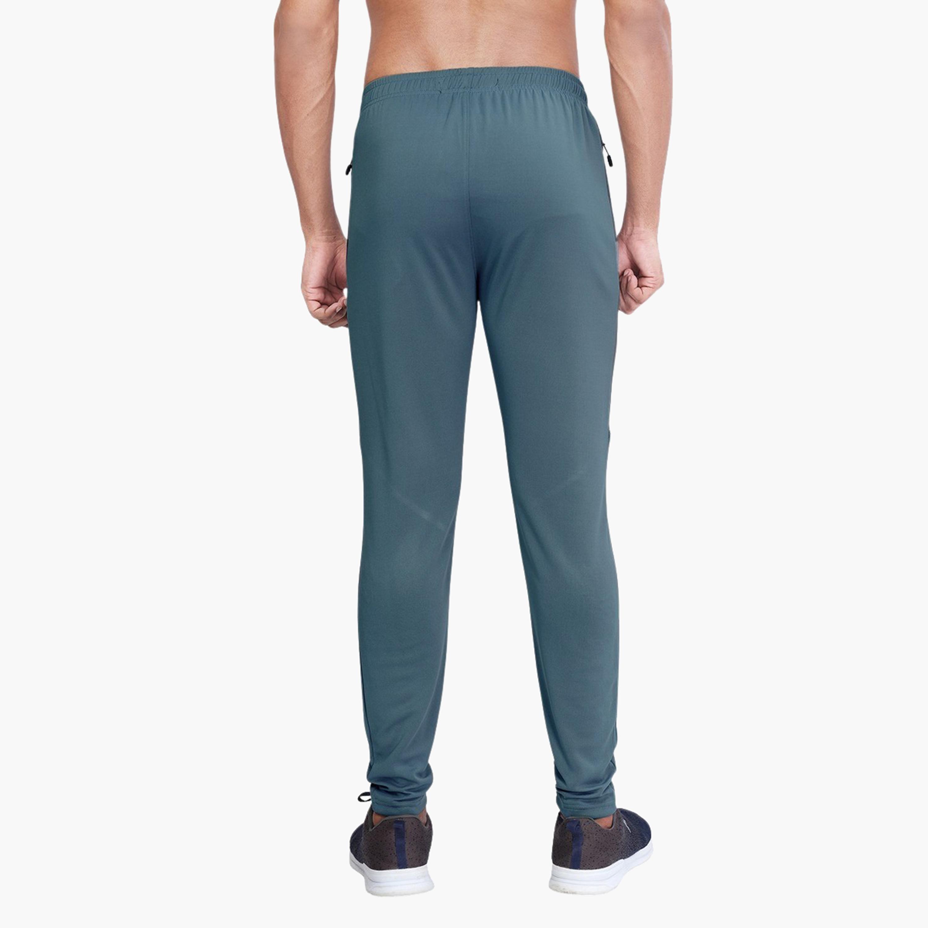 Technosport x Styli Men Solid Slim Fit Track Pants with TECHNO DRY-men-clothing-sportswearandactivewear-bottoms-joggers-image-4