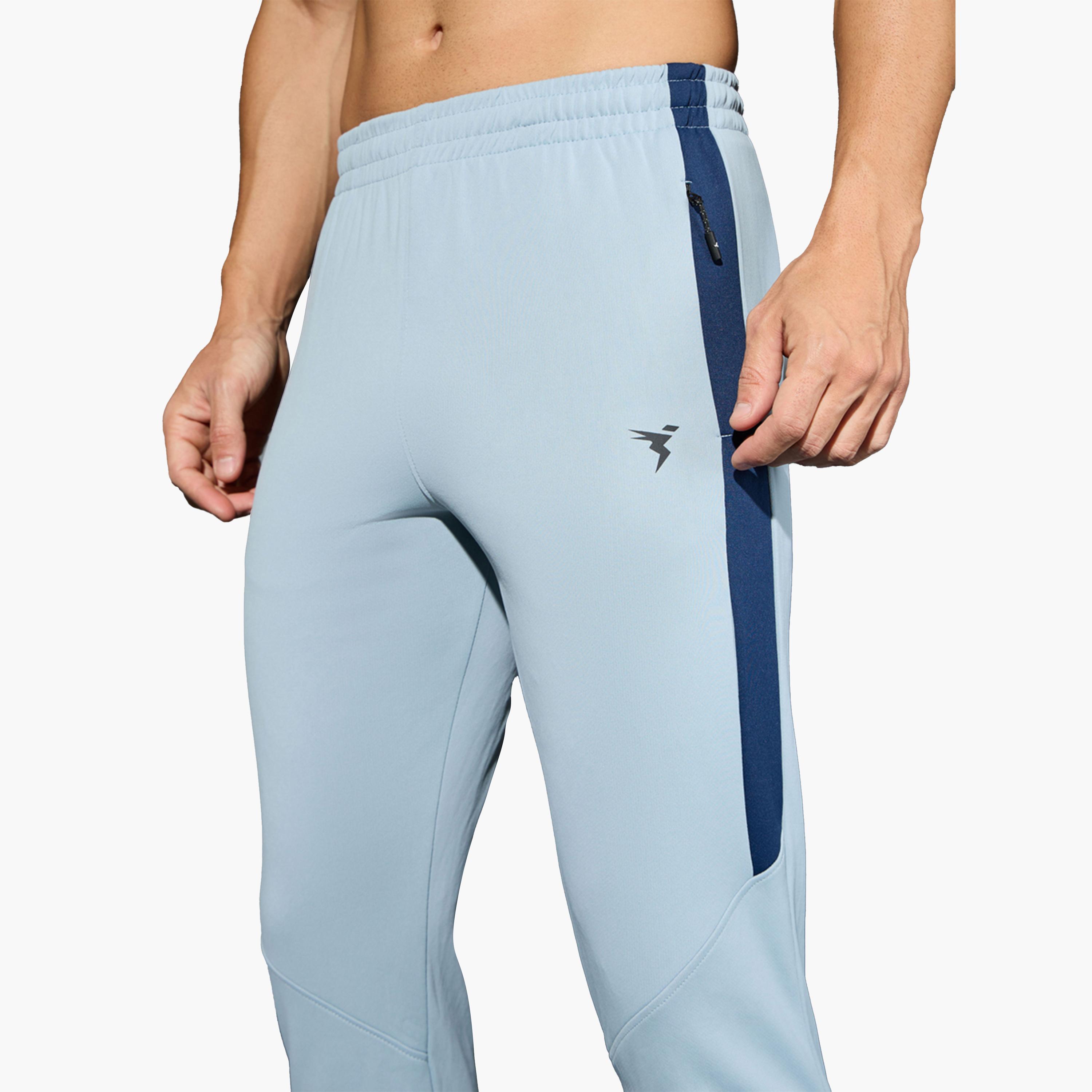 Technosport X Styli Men Solid Slim Fit Track Pants with Techno Dry-men-clothing-sportswearandactivewear-bottoms-joggers-image-1