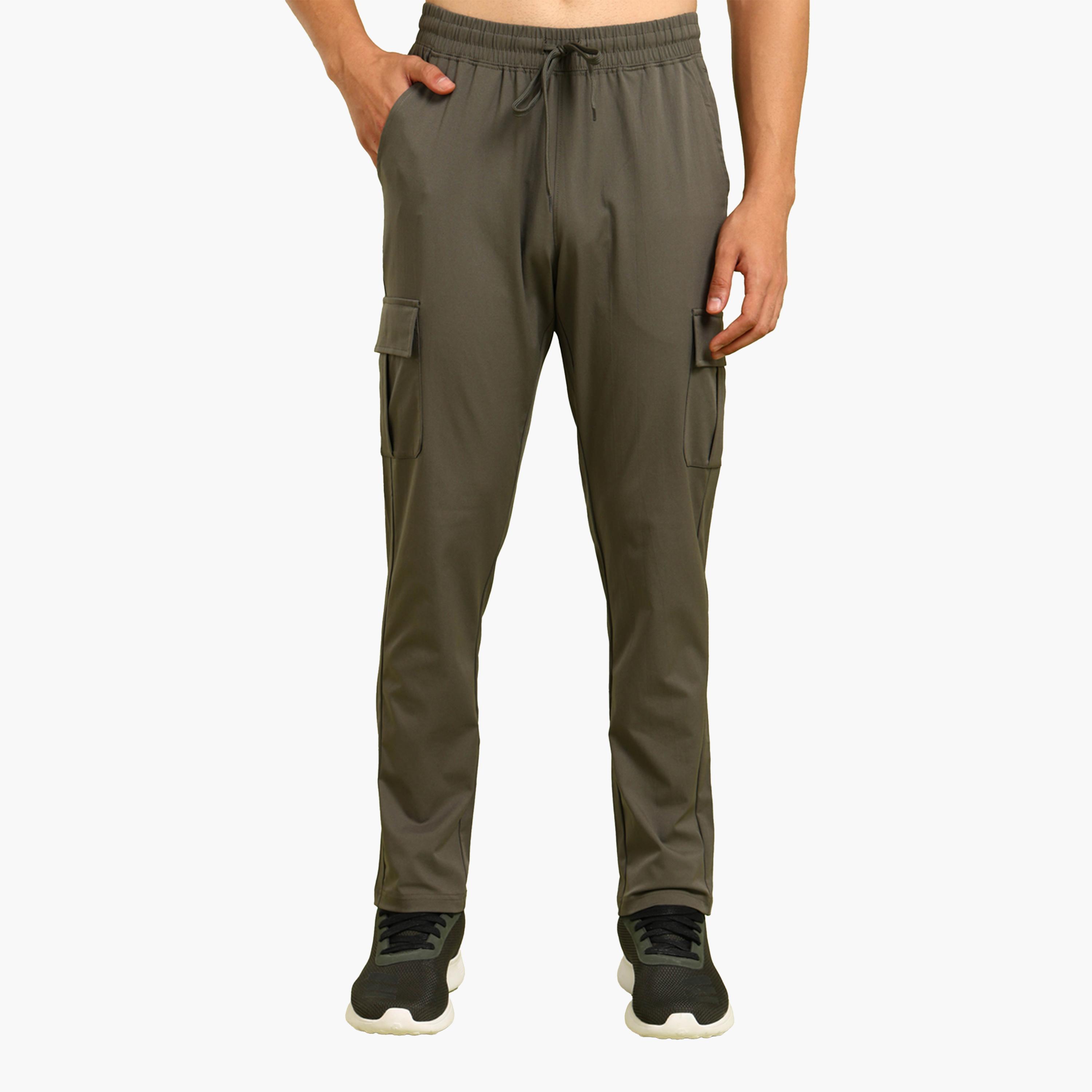 تيكنو سبورت × ستايلي-  بنطلون كارغو رجالي مريح قصّة متينة قماش مرن-men-clothing-sportswearandactivewear-bottoms-image-1