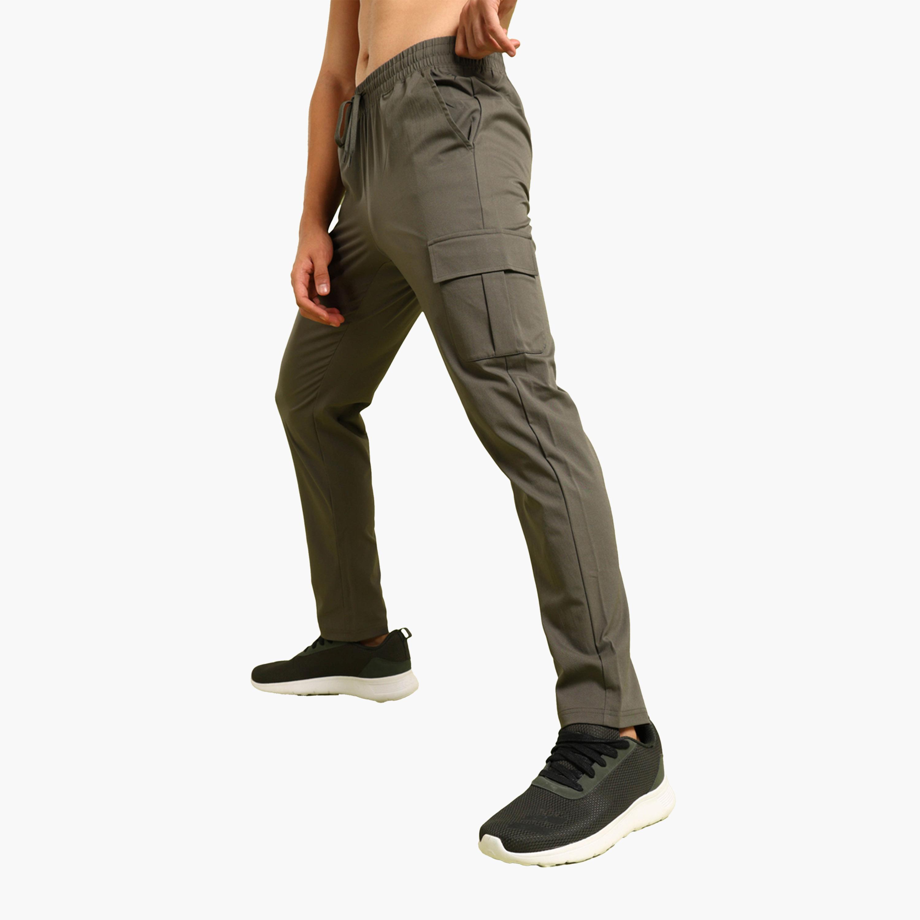 تيكنو سبورت × ستايلي-  بنطلون كارغو رجالي مريح قصّة متينة قماش مرن-men-clothing-sportswearandactivewear-bottoms-image-3