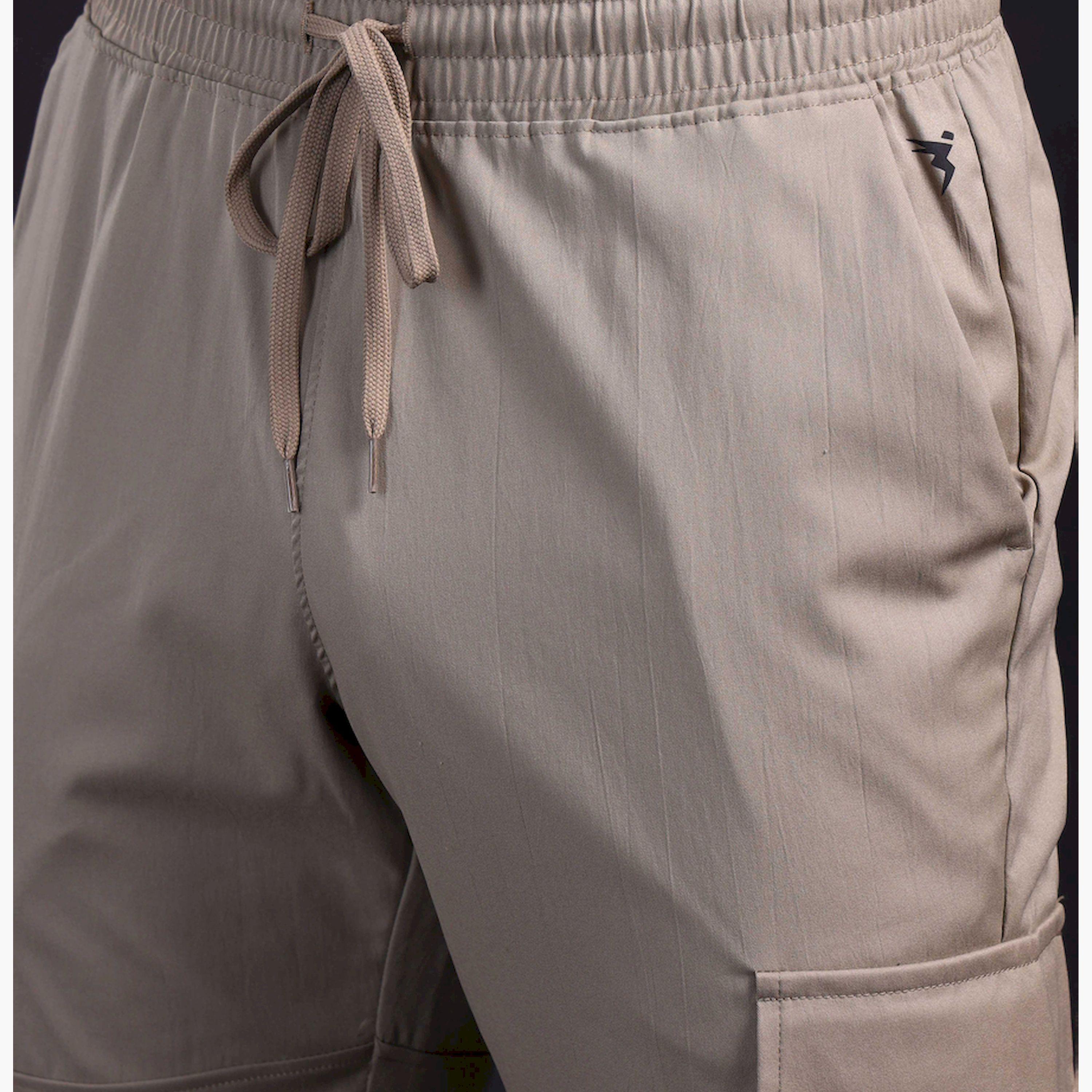 Technosport x Styli Men Solid Relaxed Fit Cargo Pants with TS FLEXI-men-clothing-sportswearandactivewear-bottoms-image-4