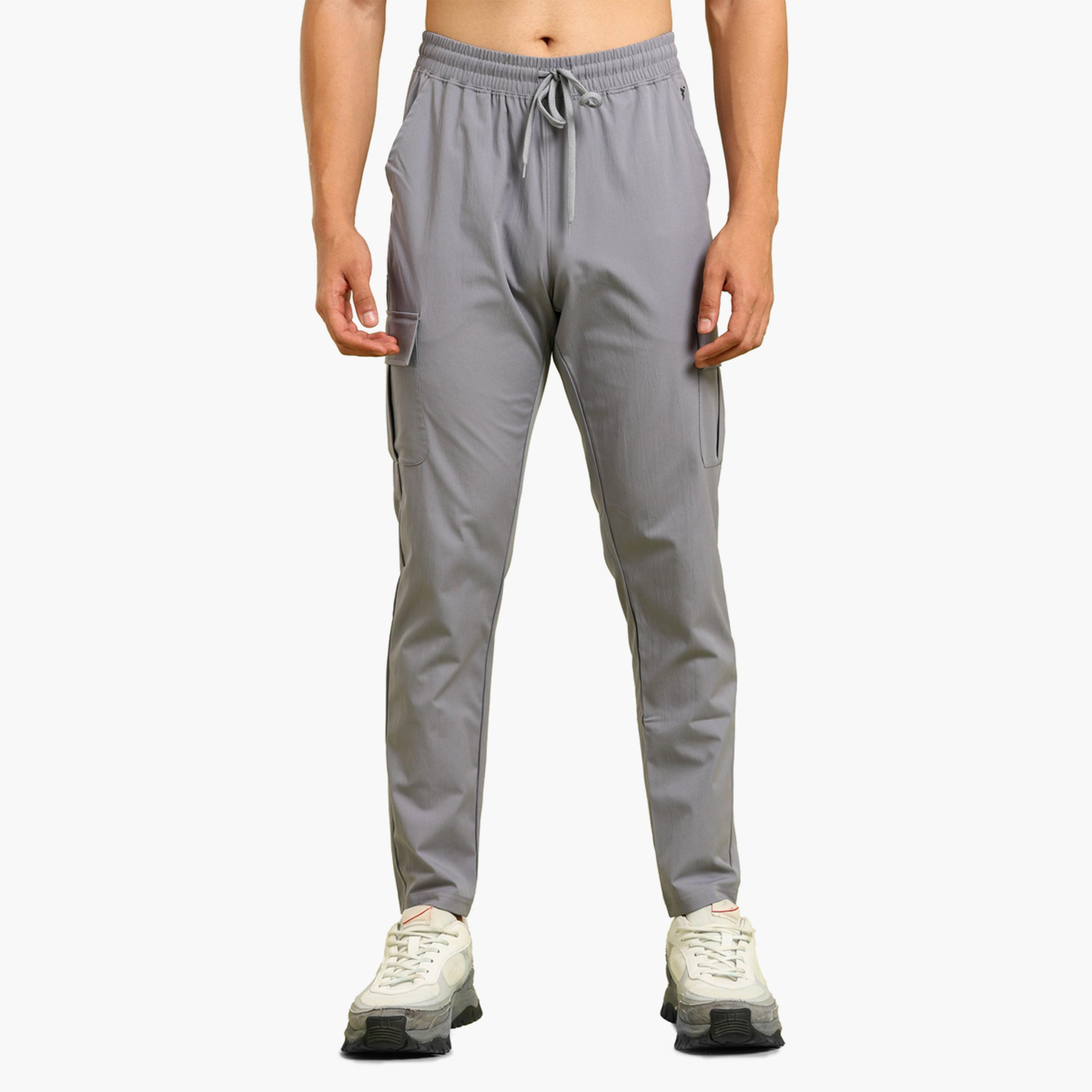 تيكنو سبورت × ستايلي-  بنطلون كارغو رجالي مريح قصّة متينة قماش مرن-men-clothing-sportswearandactivewear-bottoms-image-1