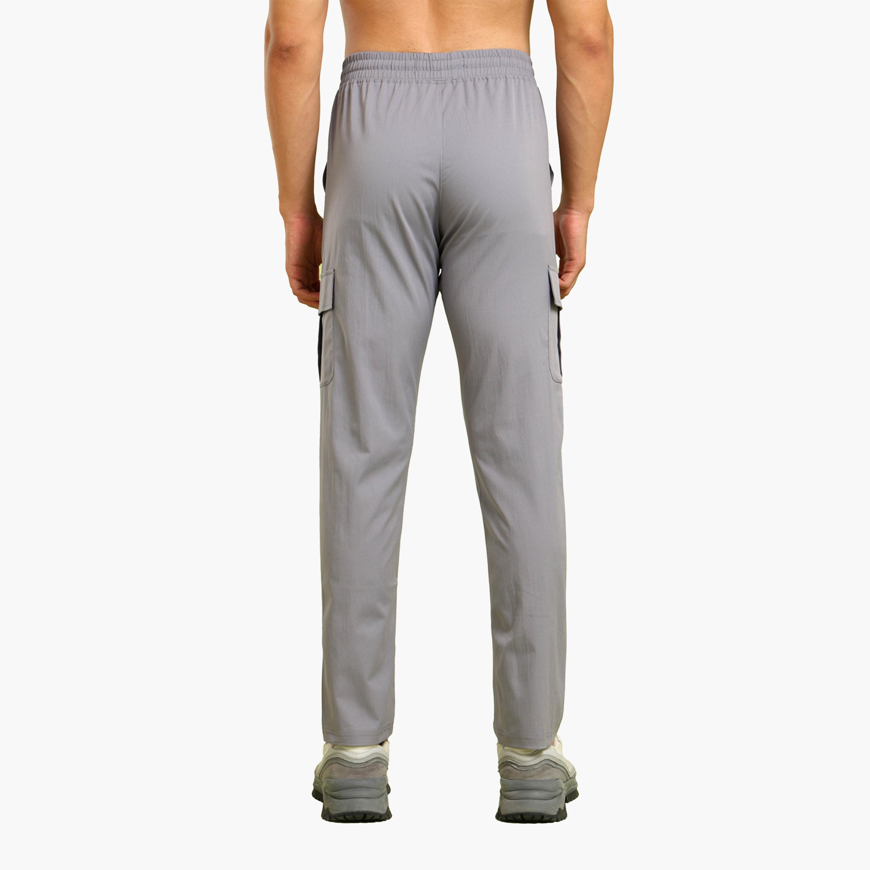 تيكنو سبورت × ستايلي-  بنطلون كارغو رجالي مريح قصّة متينة قماش مرن-men-clothing-sportswearandactivewear-bottoms-image-2