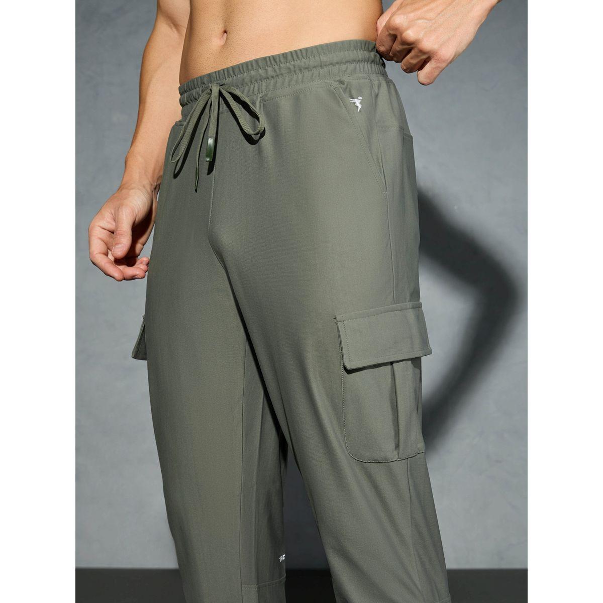 Technosport Solid Regular Fit Cargo Joggers with Drawstring-men-clothing-bottoms-joggers-image-4