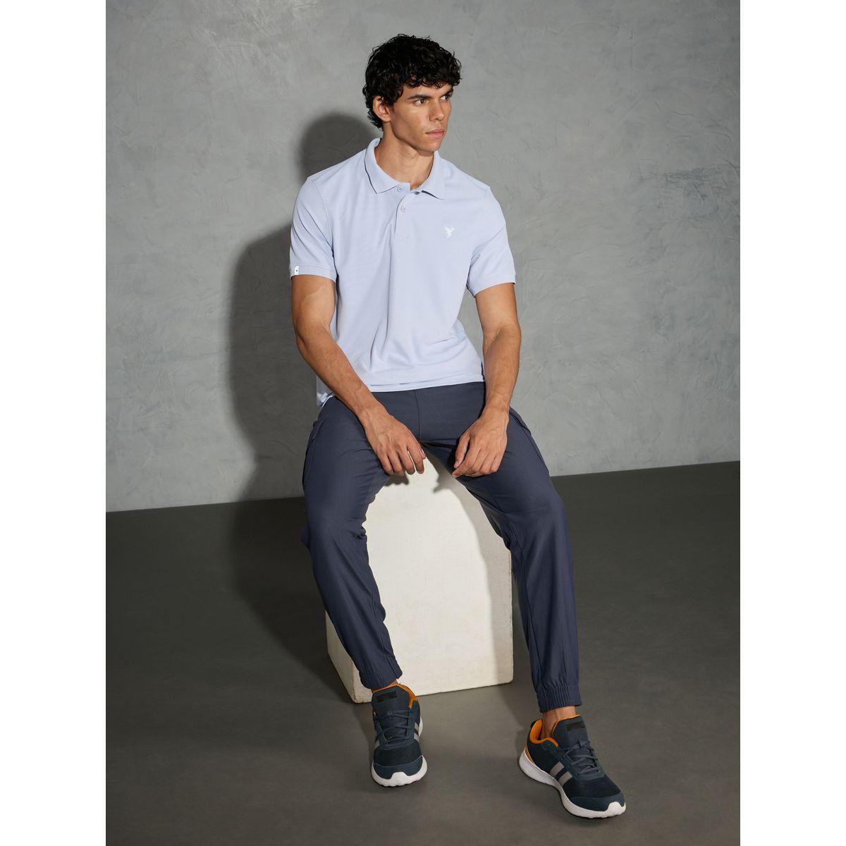 Technosport Solid Regular Fit Cargo Joggers with Drawstring-men-clothing-bottoms-joggers-image-6