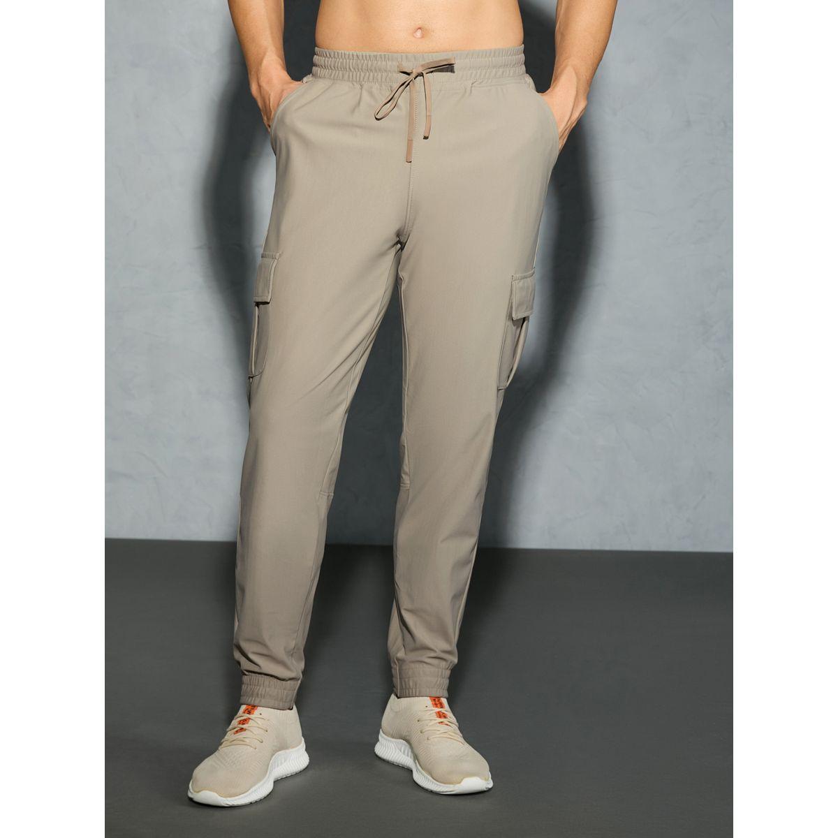 Technosport Solid Regular Fit Cargo Joggers with Drawstring-men-clothing-bottoms-joggers-image-5