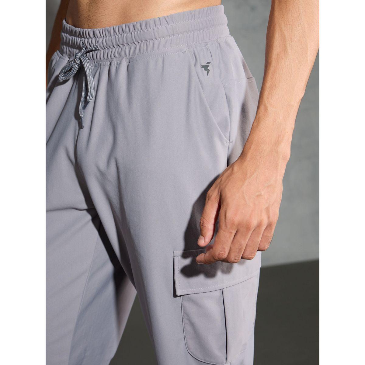 Technosport Solid Regular Fit Cargo Joggers with Drawstring-men-clothing-bottoms-joggers-image-4