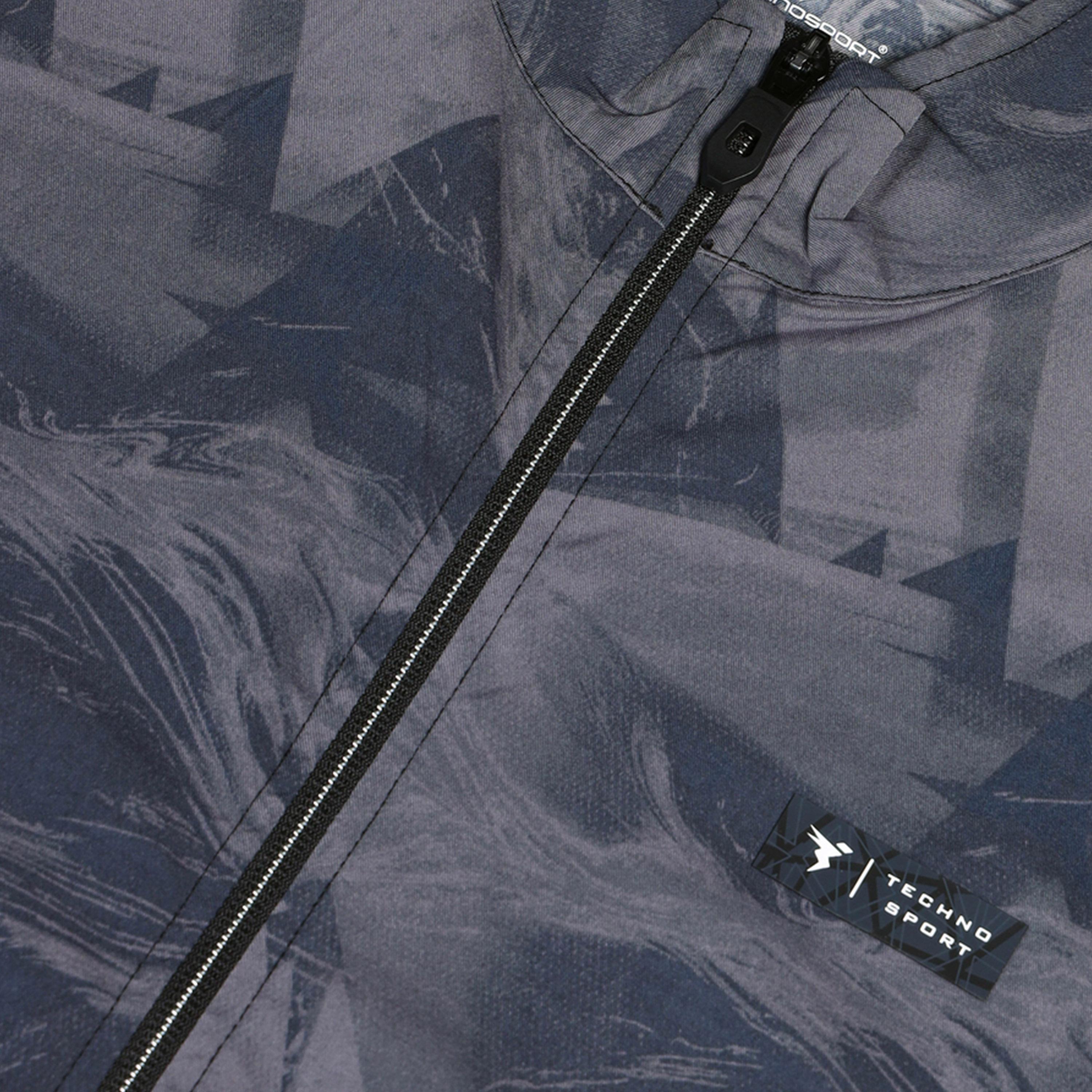 تيكنو سبورت × ستايلي-  جاكيت رياضي رجالي مطبوع قصّة سليم ورقبة دائرية قماش مرن-men-clothing-sportswearandactivewear-hoodiesandsweatshirts-image-4