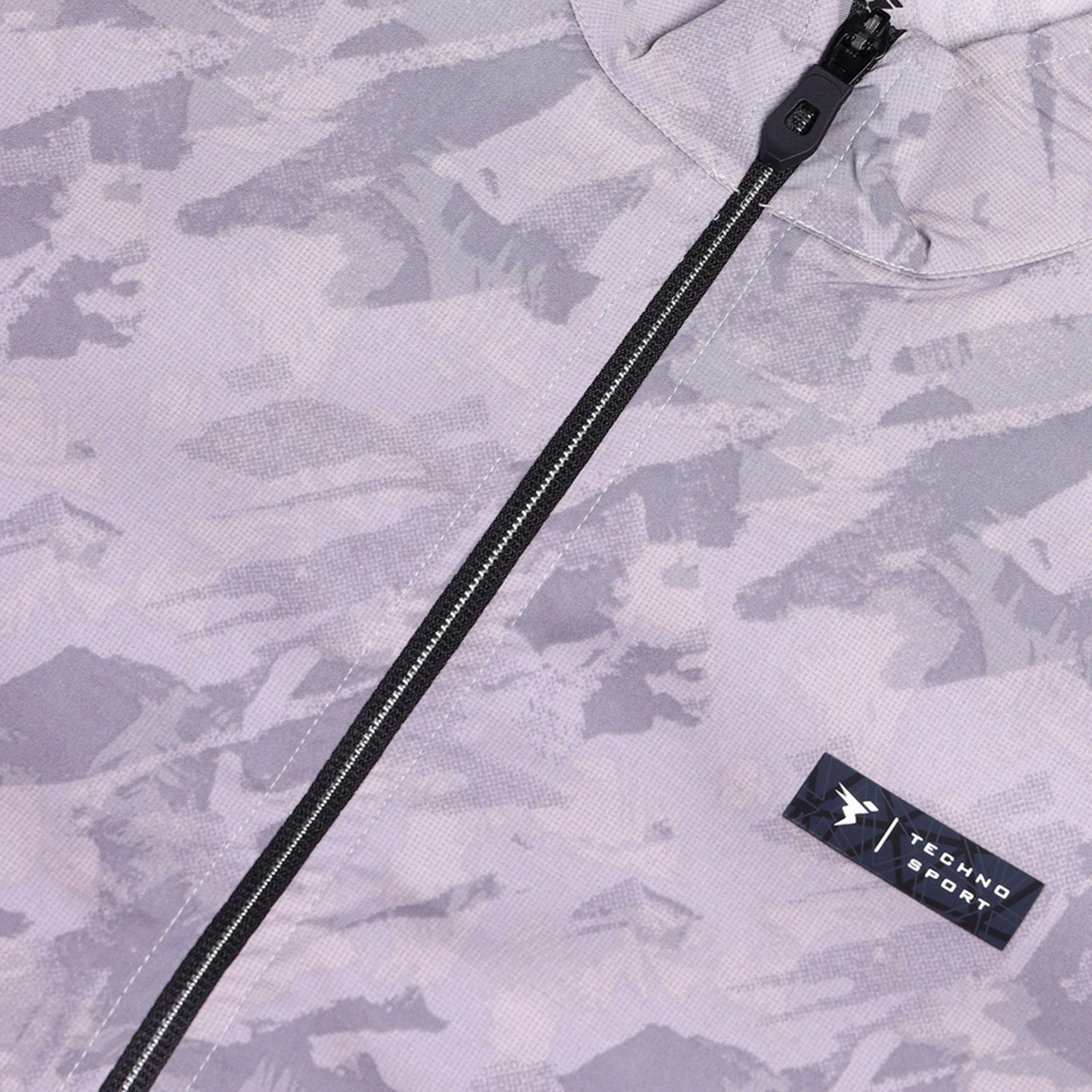 تيكنو سبورت × ستايلي-  جاكيت رياضي رجالي مطبوع قصّة سليم ورقبة دائرية قماش مرن-men-clothing-sportswearandactivewear-hoodiesandsweatshirts-image-4