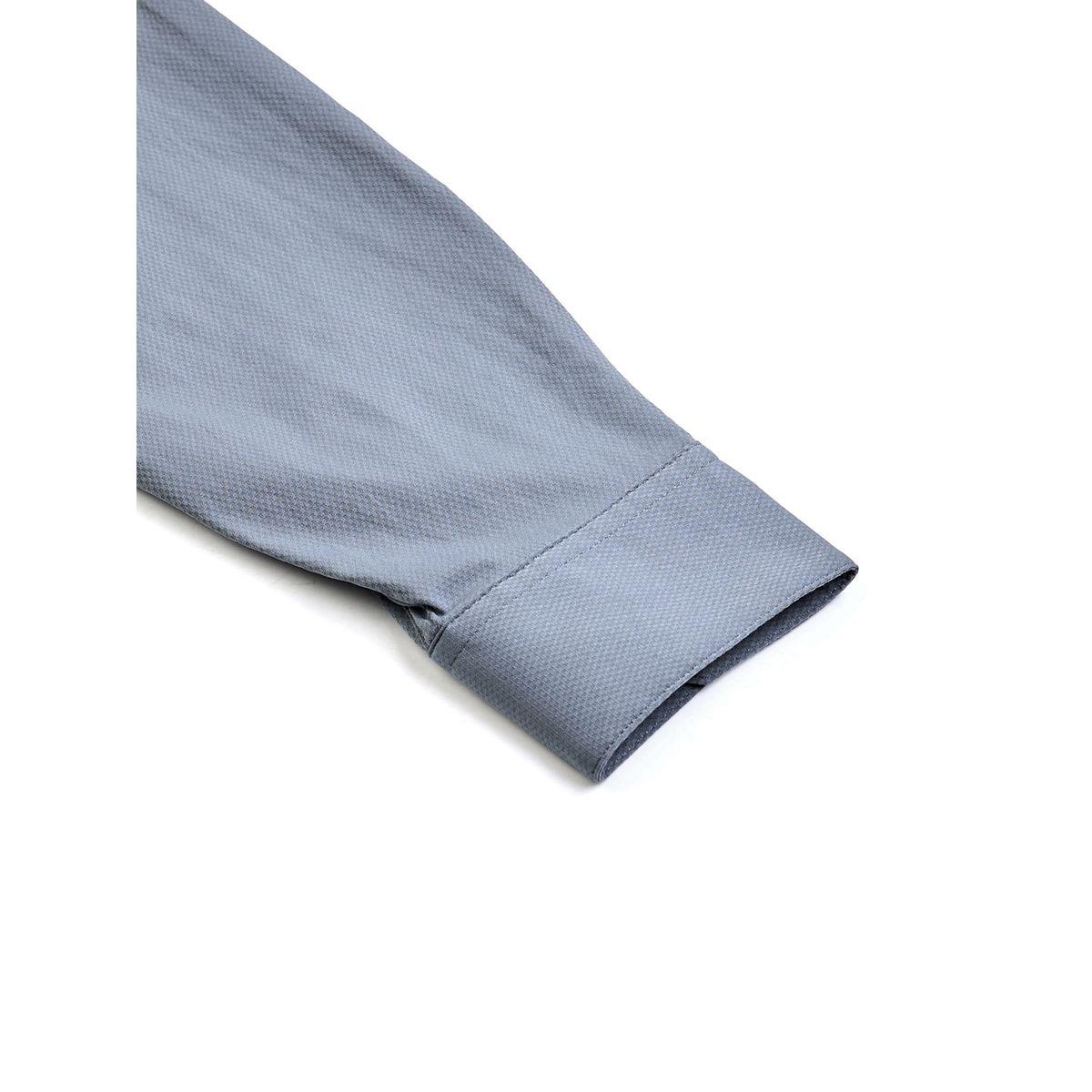 Technosport Solid Spread Collar Regular Fit Shirt-men-clothing-shirts-image-2