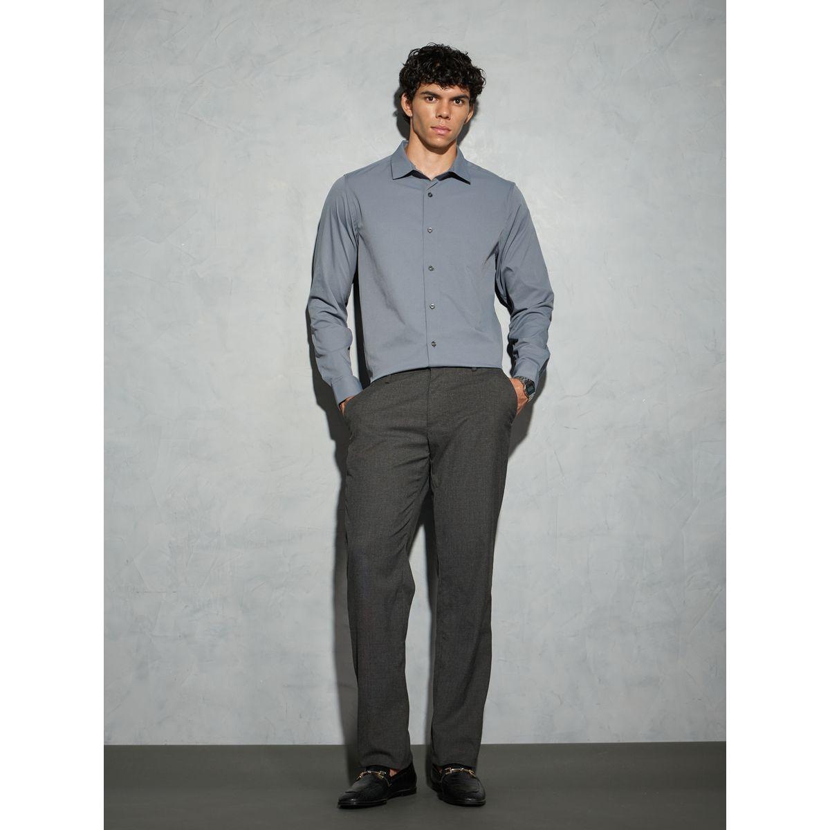 قميص سادة بياقة سبريد وقصة عادية-men-clothing-shirts-image-5
