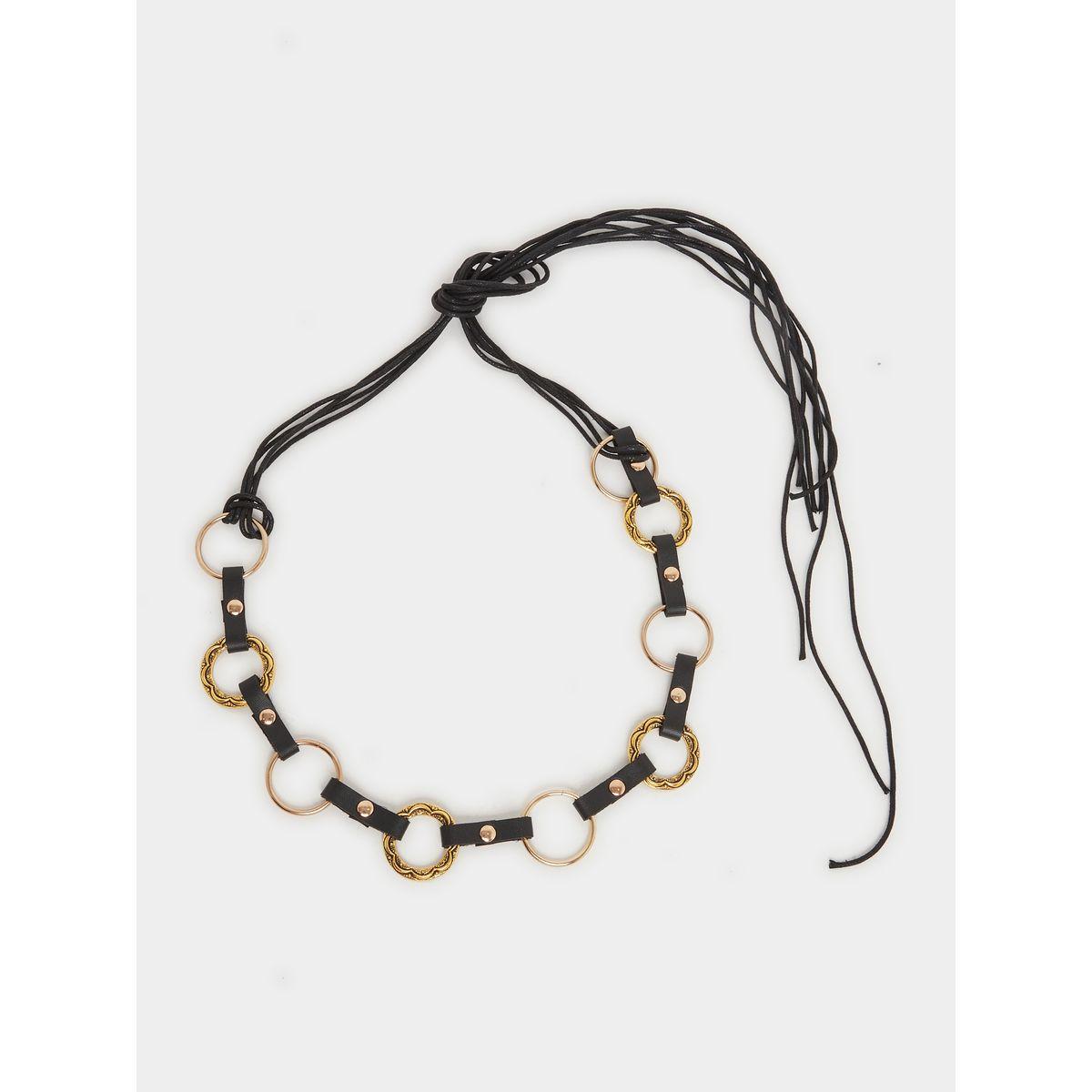 Styli Metal Ring Detail Chain Belt-women-clothingaccessories-belts-image-1