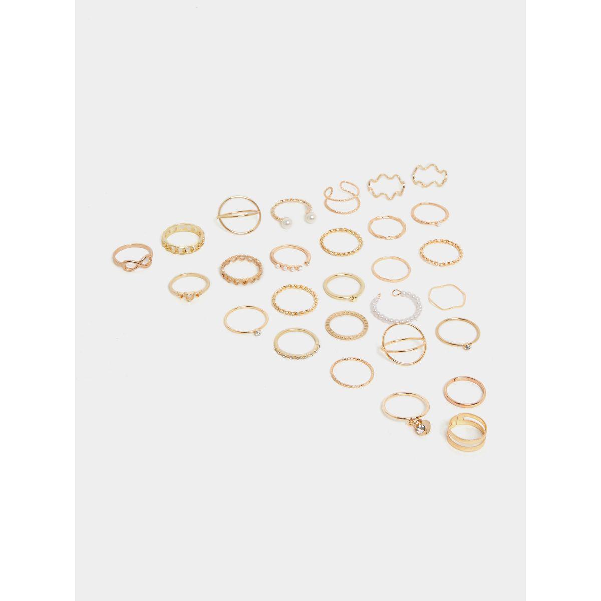 مجموعة من 29 خاتم يد كاجوال-women-watchesandjewellery-jewellery-rings-image-1