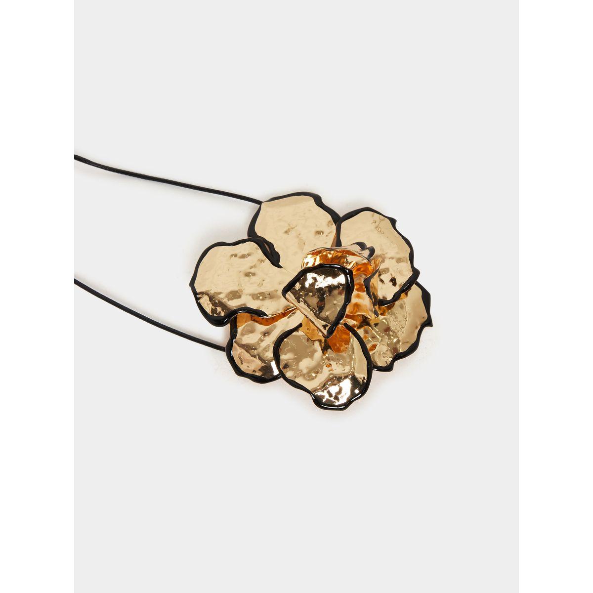 Styli Flower Accent Thread Choker Necklace-women-watchesandjewellery-jewellery-necklacesandpendants-image-4
