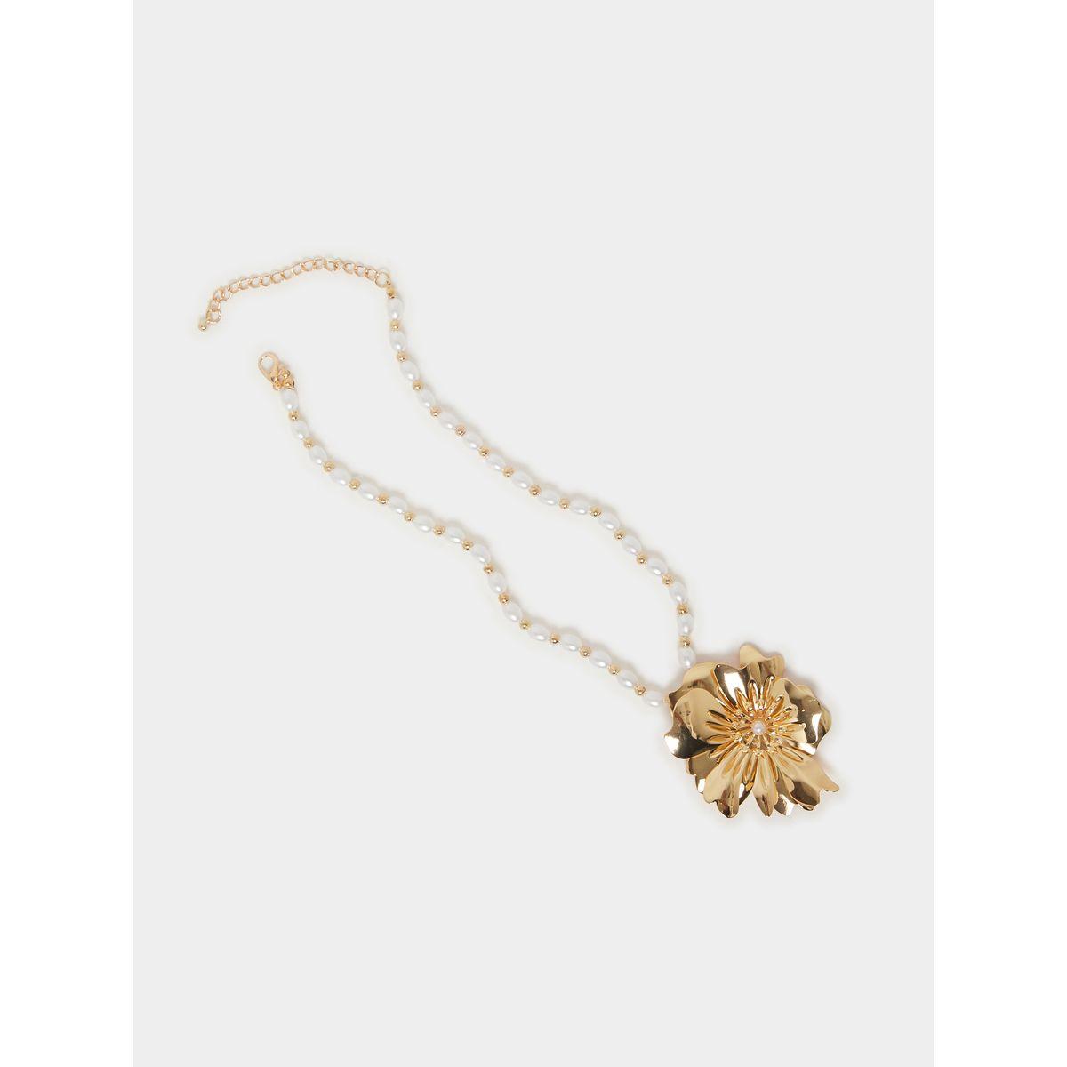 Styli Flower Pendant Necklace-women-watchesandjewellery-jewellery-necklacesandpendants-image-1