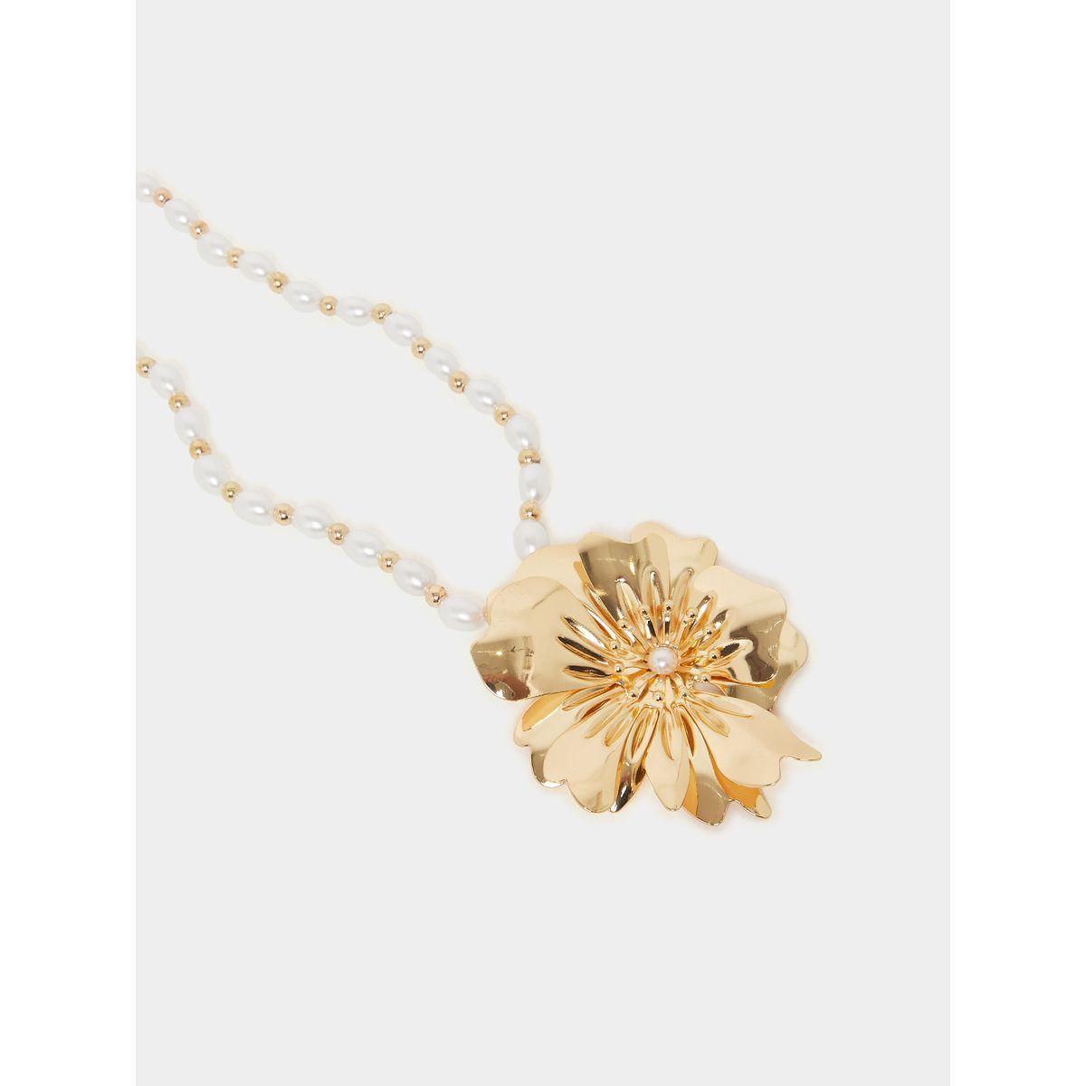 Styli Flower Pendant Necklace-women-watchesandjewellery-jewellery-necklacesandpendants-image-2