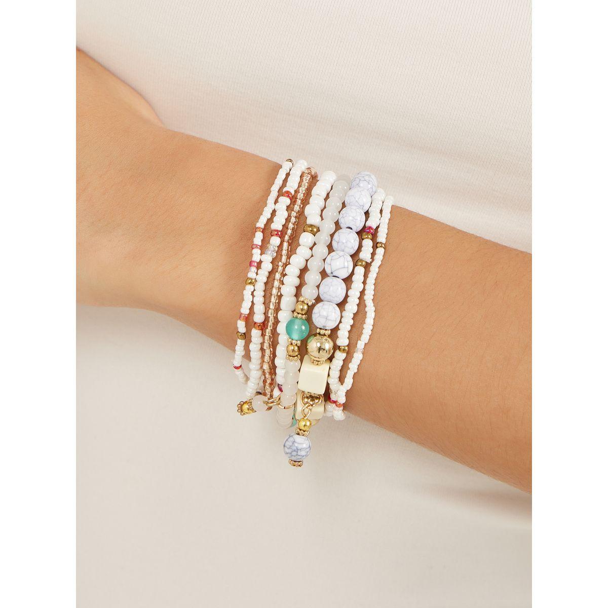 Styli Multi-Strand Beaded Bracelet Set-women-watchesandjewellery-jewellery-banglesandbracelets-image-1