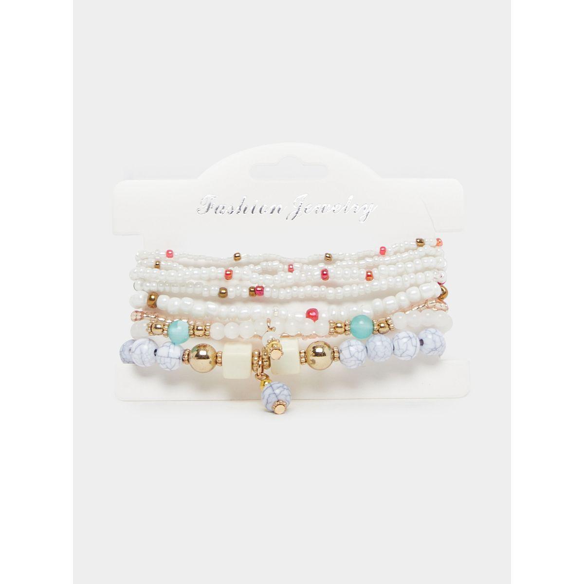 Styli Multi-Strand Beaded Bracelet Set-women-watchesandjewellery-jewellery-banglesandbracelets-image-2