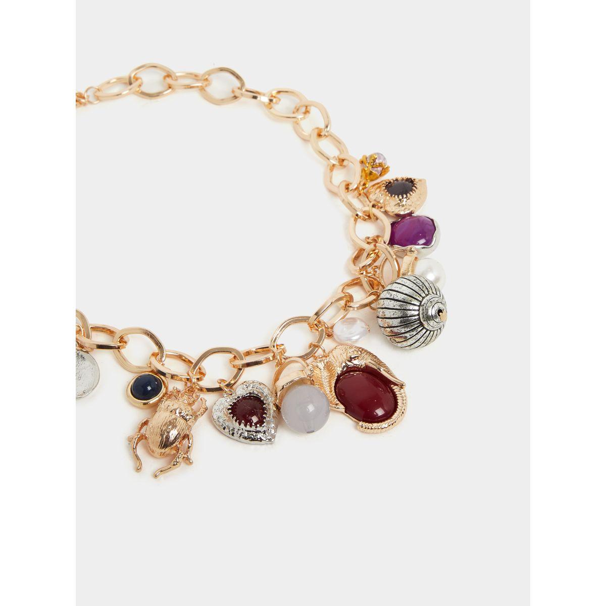 Styli Multi Charm Link Chain Necklace-women-watchesandjewellery-jewellery-necklacesandpendants-image-4