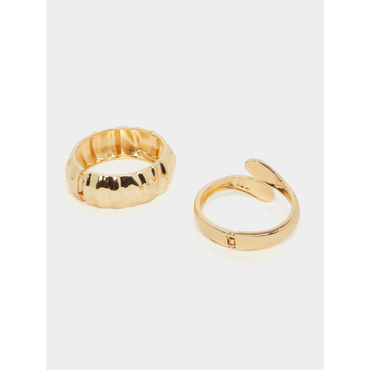 مجموعة من 2 اساور يد بانجل-women-watchesandjewellery-jewellery-banglesandbracelets-image-3
