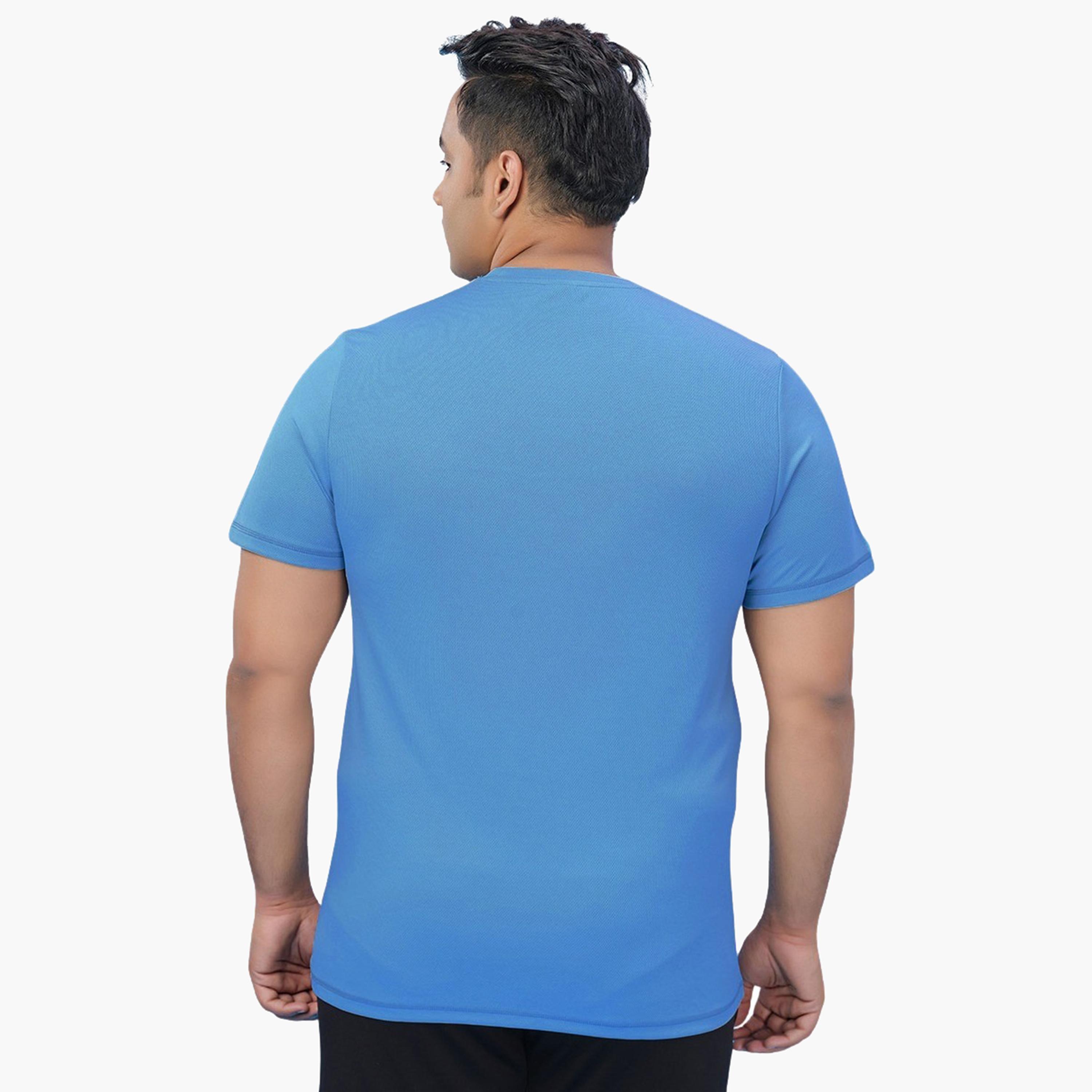 Technosport x Styli Men Solid Round Neck Slim Fit T-Shirt with TECHNOCOOL+-men-clothing-tshirtsandpolos-tshirts-image-2