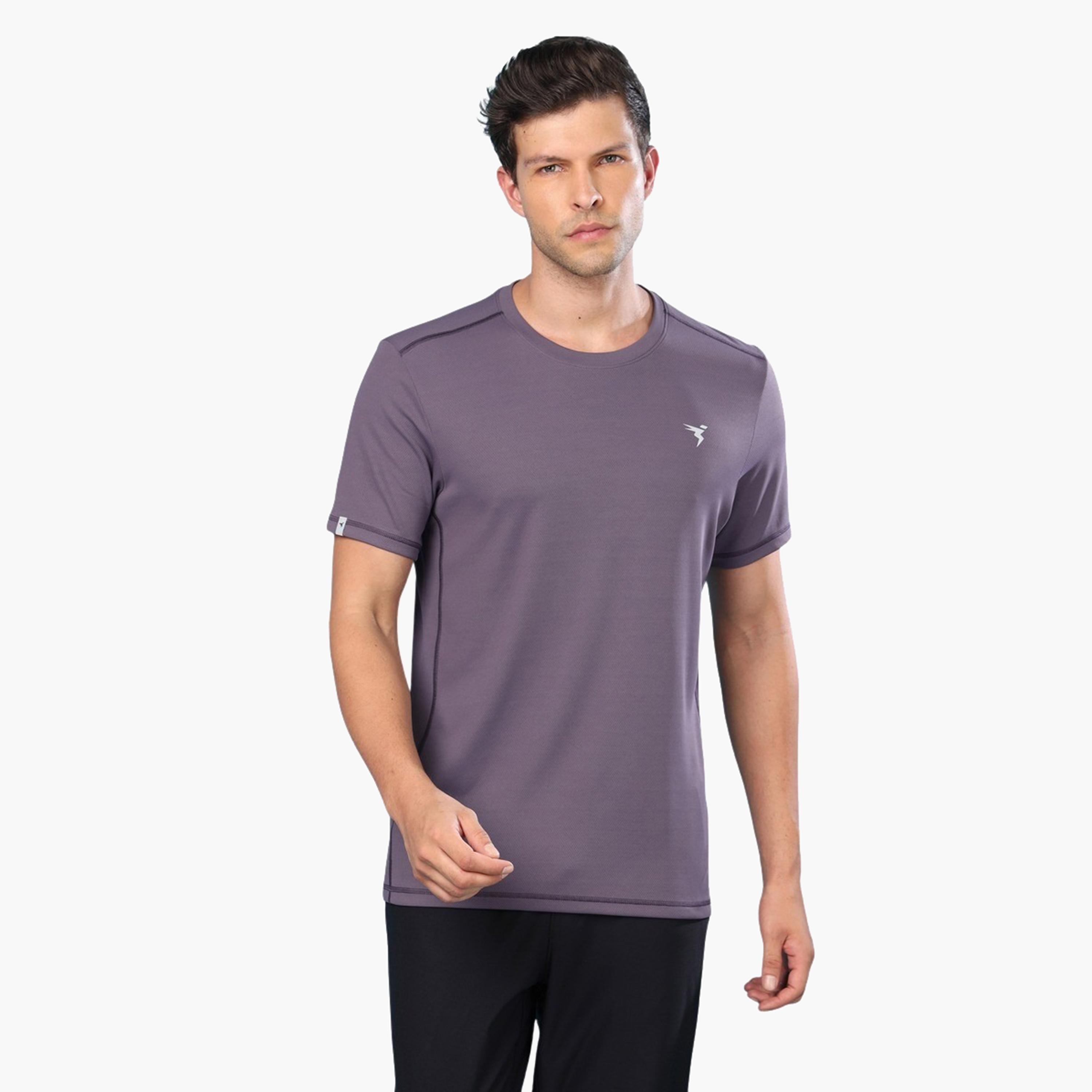 Technosport x Styli Plus Size Solid Round Neck Slim Fit T-Shirt with TECHNOCOOL+-men-clothing-tshirtsandpolos-tshirts-image-1