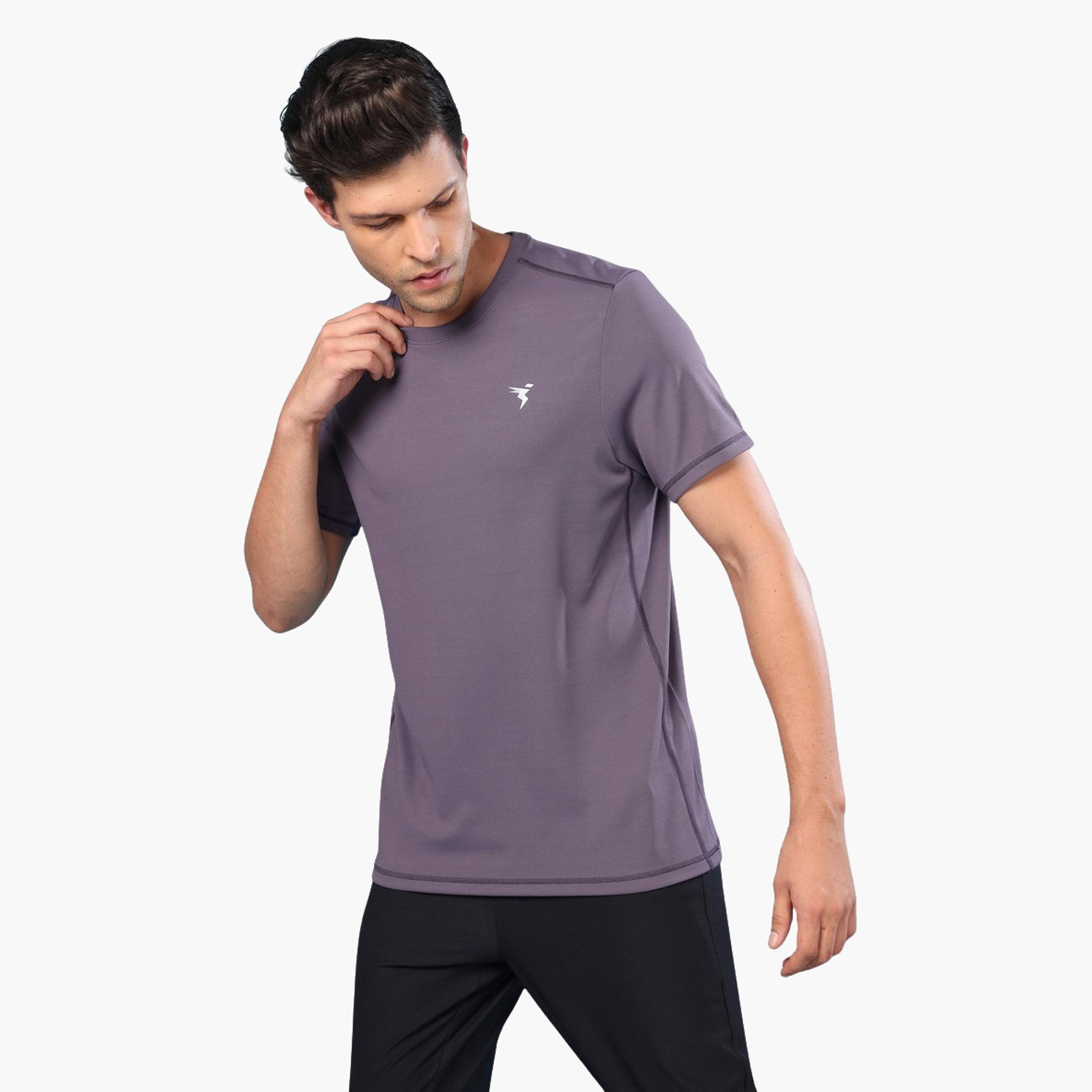 Technosport x Styli Plus Size Solid Round Neck Slim Fit T-Shirt with TECHNOCOOL+-men-clothing-tshirtsandpolos-tshirts-image-2