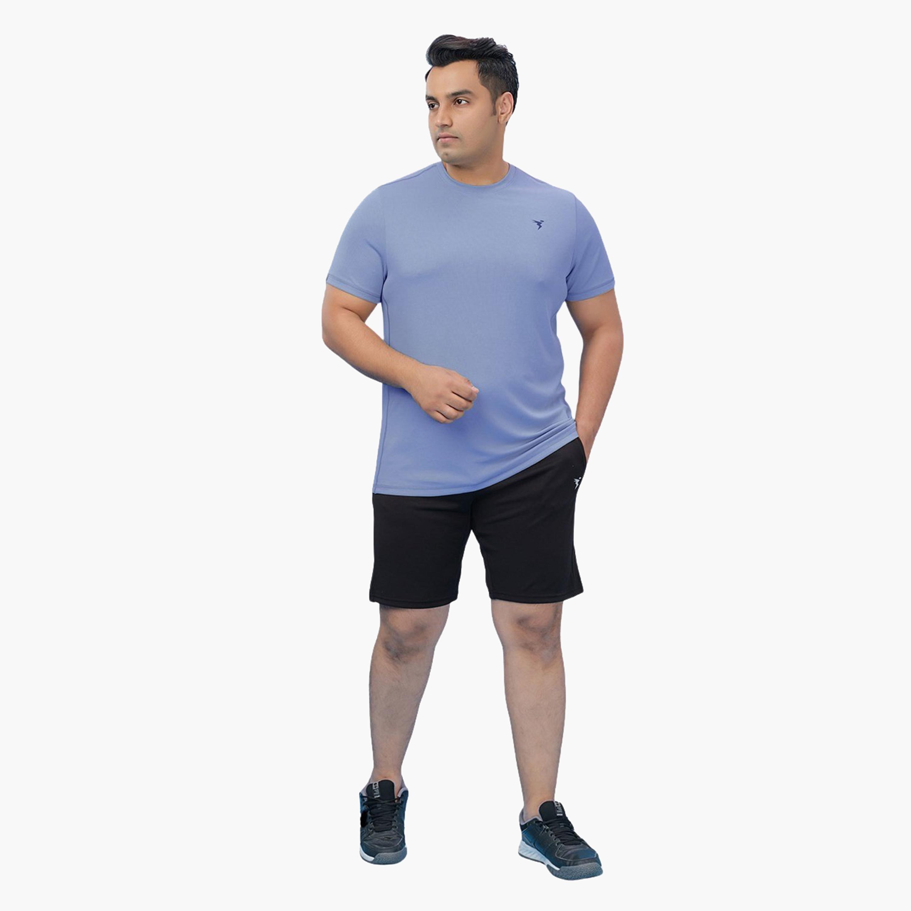 Technosport x Styli Plus Size Solid Round Neck Slim Fit T-Shirt with TECHNOCOOL+-men-clothing-tshirtsandpolos-tshirts-image-2