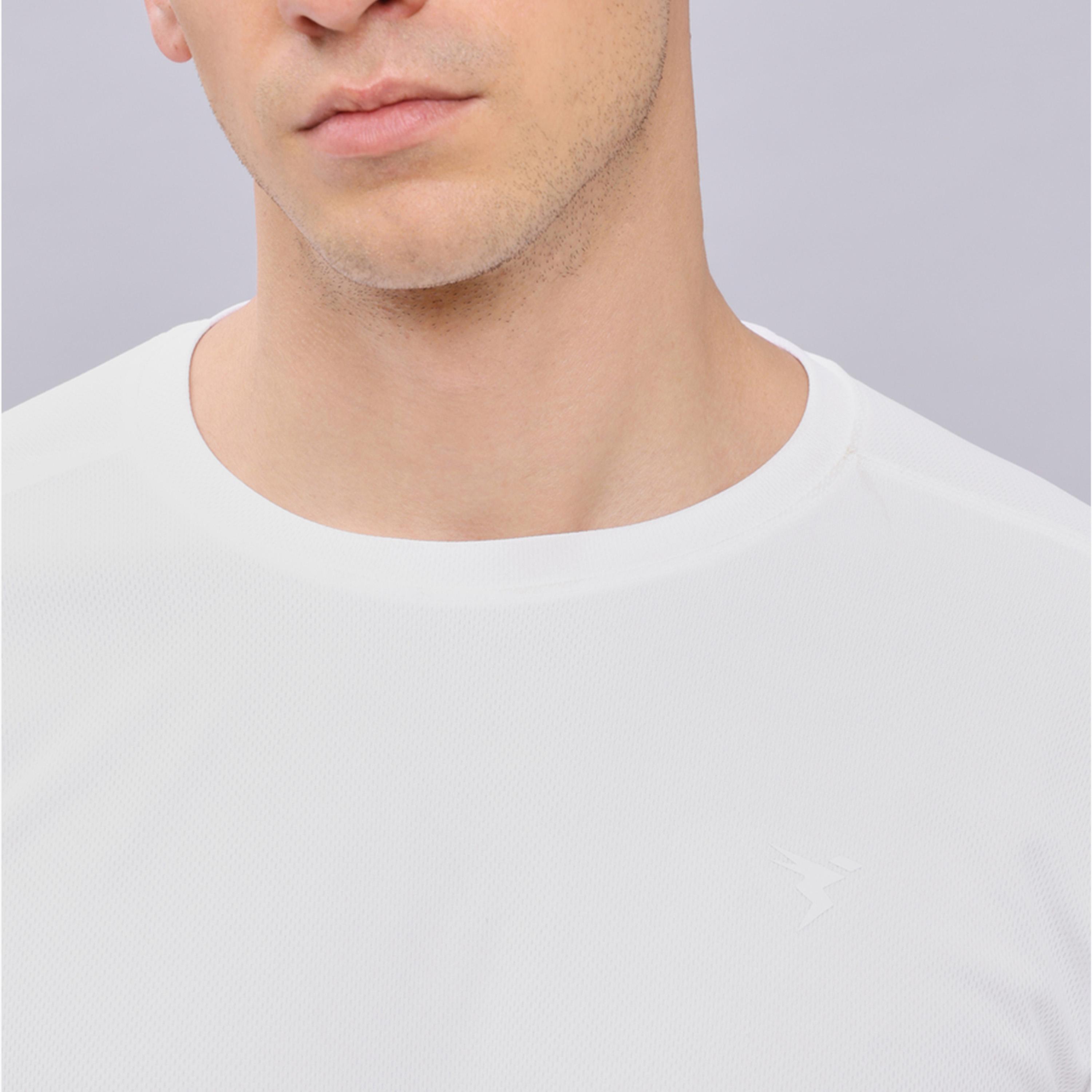 تكنوسبورت × ستايلي - تي شيرت بمقاس كبير ورقبة دائرية وقصة ضيقة بتقنية تكنوكول+-men-clothing-tshirtsandpolos-tshirts-image-4