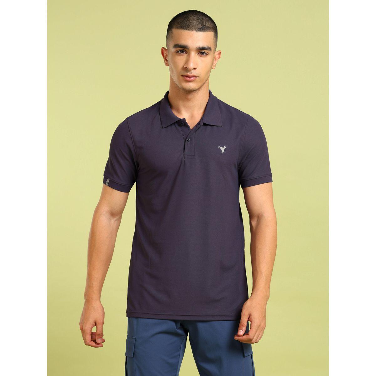 Technosport Plus Size Solid Slim Fit Polo T-Shirt-men-clothing-tshirtsandpolos-tshirts-image-1