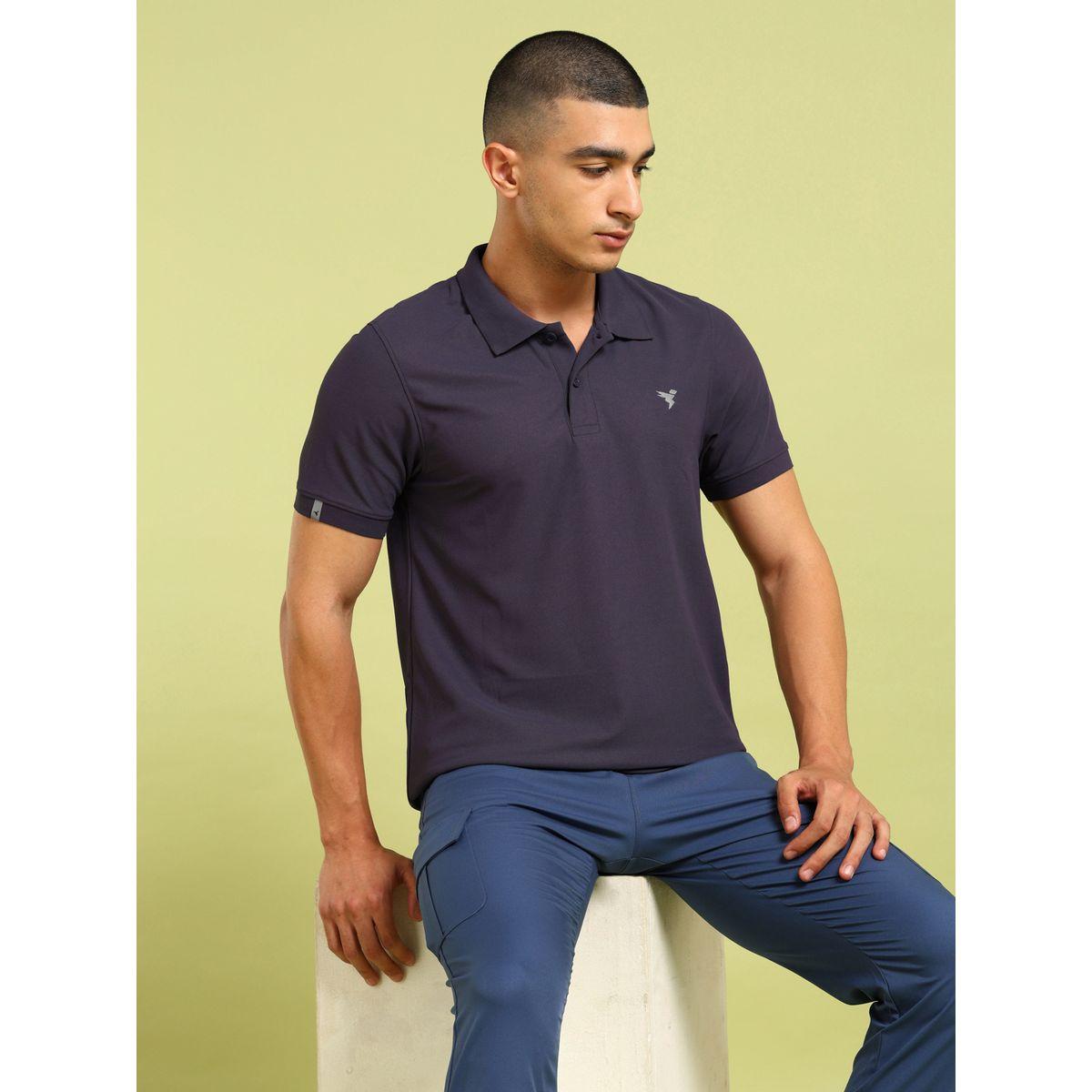 Technosport Plus Size Solid Slim Fit Polo T-Shirt-men-clothing-tshirtsandpolos-tshirts-image-2