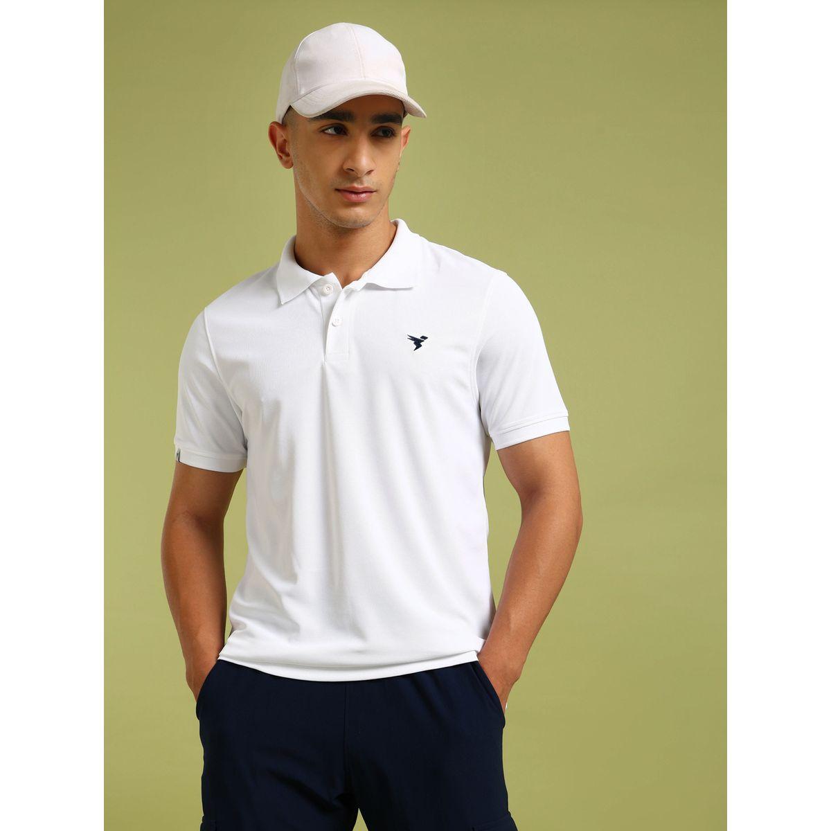 Technosport Plus Size Solid Slim Fit Polo T-Shirt-men-clothing-tshirtsandpolos-tshirts-image-1