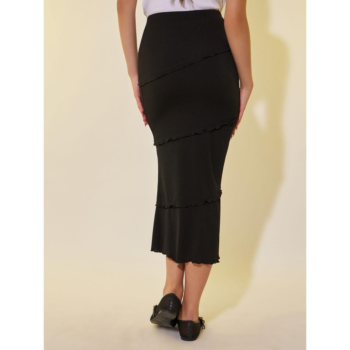 تنورة ميدي ميرميد بتفاصيل كشكش-women-clothing-bottoms-skirts-image-4
