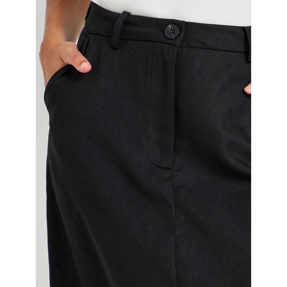 Styli Solid Mid Rise Regular Fit Maxi Skirt-women-clothing-bottoms-skirts-image-3