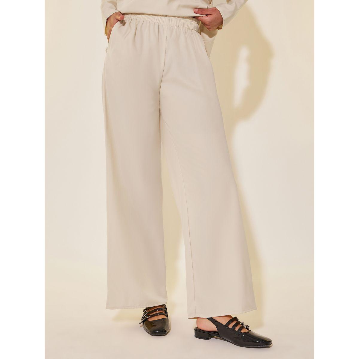 Styli Embroidered Detail Collared Top and Pants Co-Ords-women-clothing-coordsets-image-5