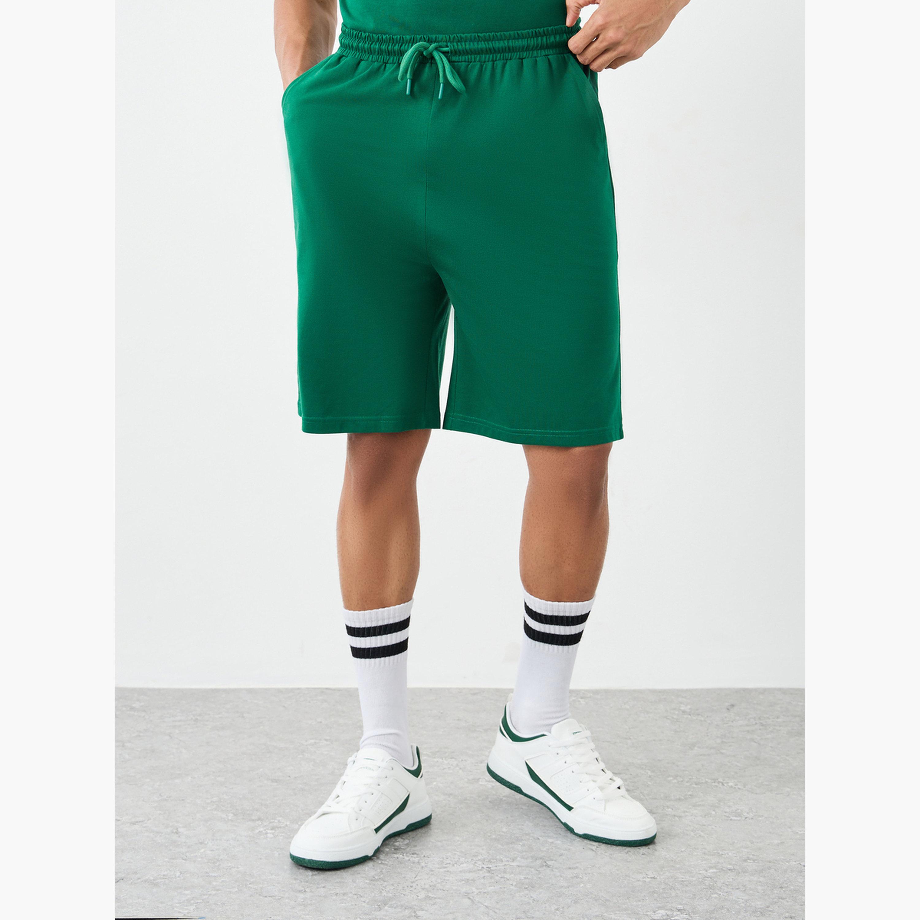 Styli Men Green Graphic T-Shirt and Shorts Pyjama Set-men-clothing-nightwear-sets-image-5