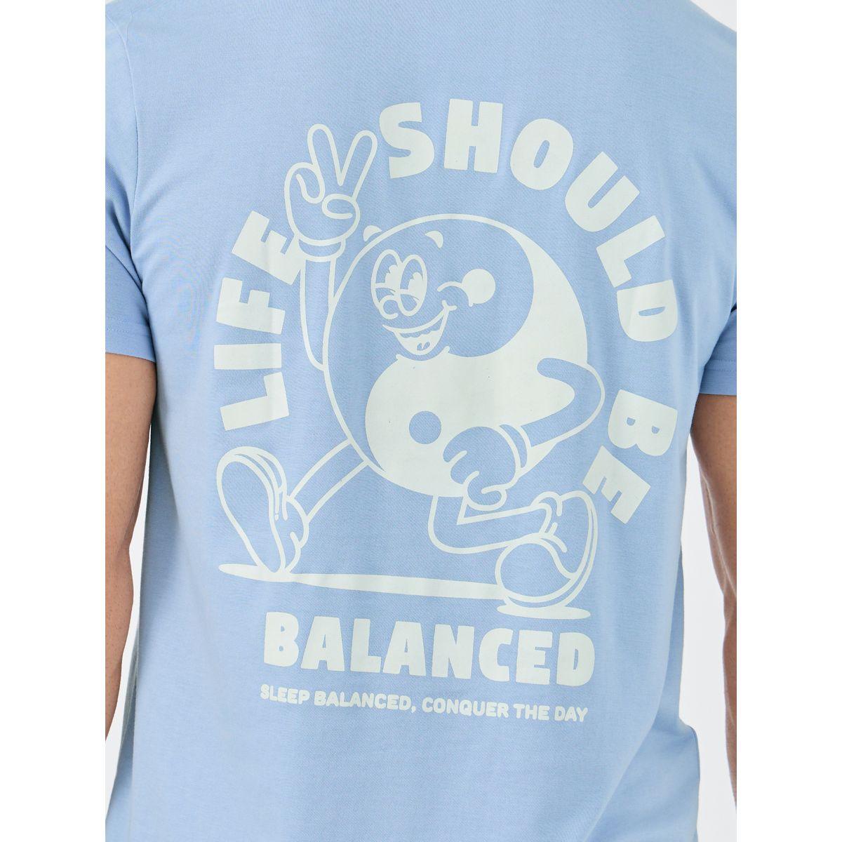 Styli Graphic Print T-Shirt and Shorts Pyjama Set-men-clothing-nightwear-sets-image-4