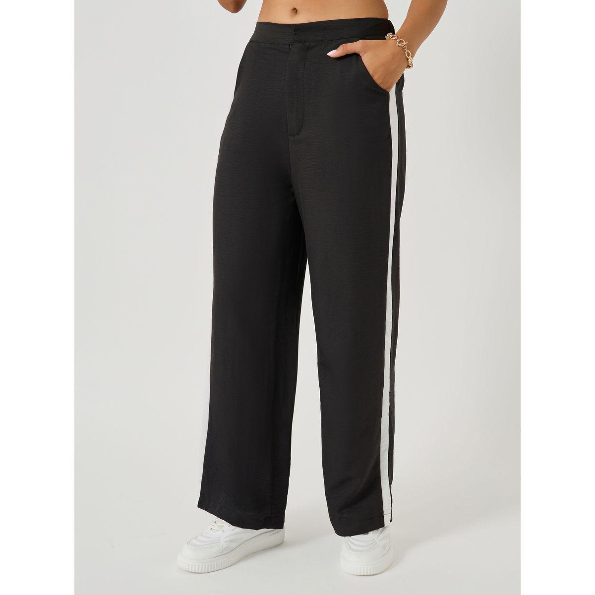 Styli Solid Shawl Collar Sleeveless Blazer and Side Stripe Straight Leg Pants Co-Ords-women-clothing-coordsets-image-5