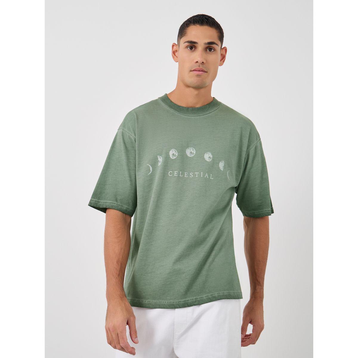 Styli Slogan Print Oversized Crew Neck T-Shirt-men-clothing-tshirtsandpolos-tshirts-image-1