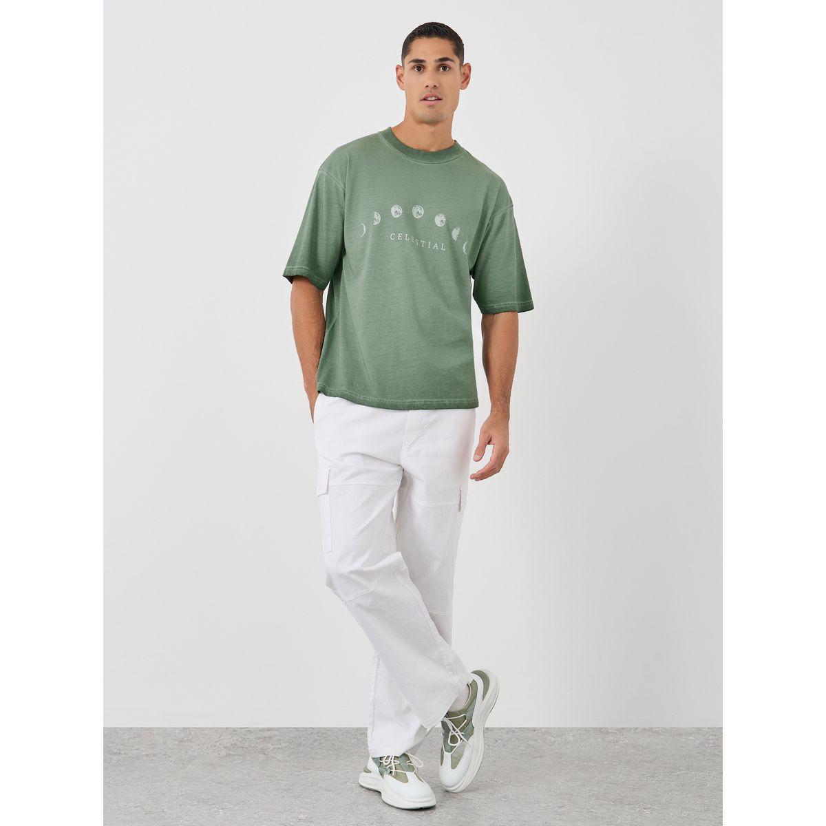 Styli Slogan Print Oversized Crew Neck T-Shirt-men-clothing-tshirtsandpolos-tshirts-image-2