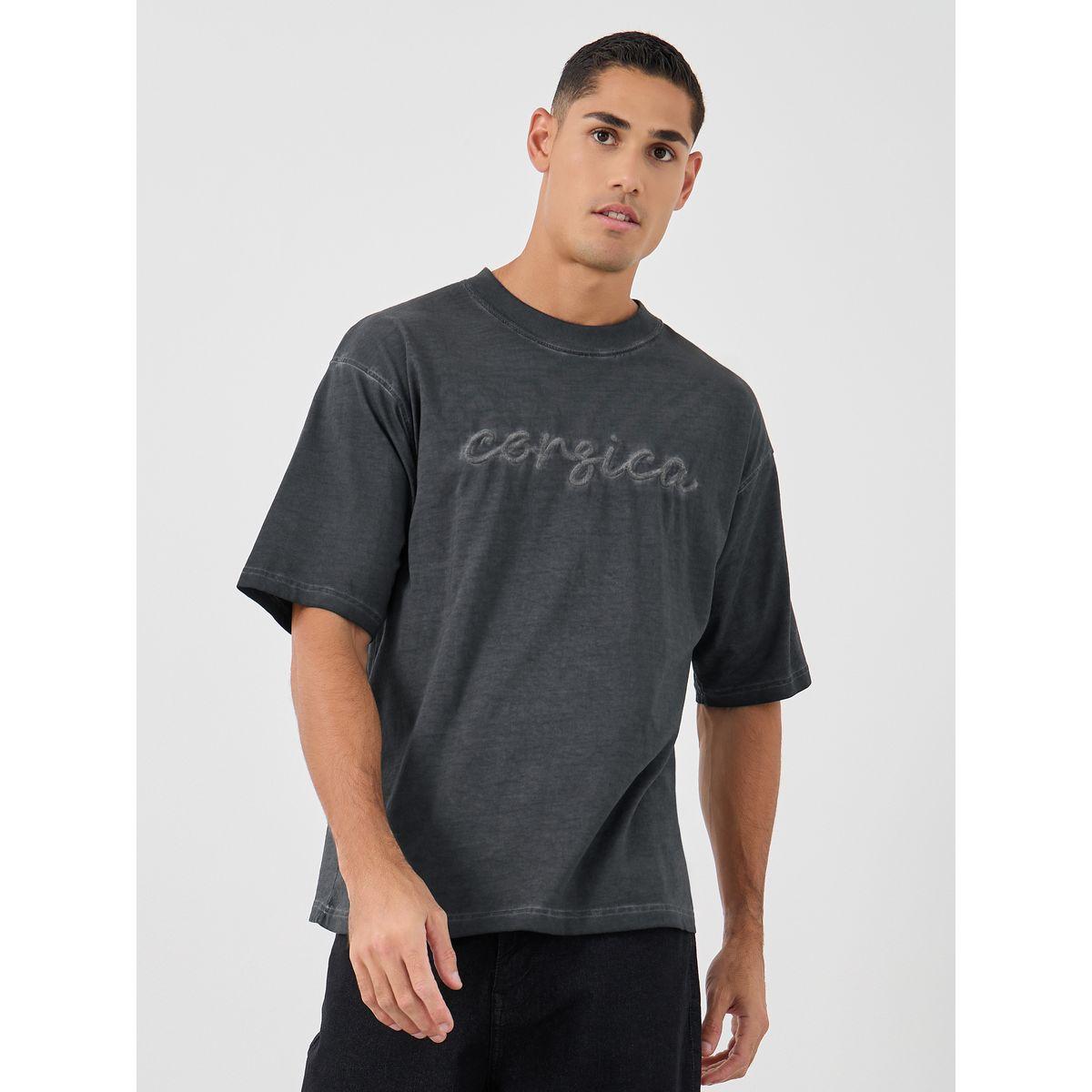 Styli Slogan Print Oversized Crew Neck T-Shirt-men-clothing-tshirtsandpolos-tshirts-image-1