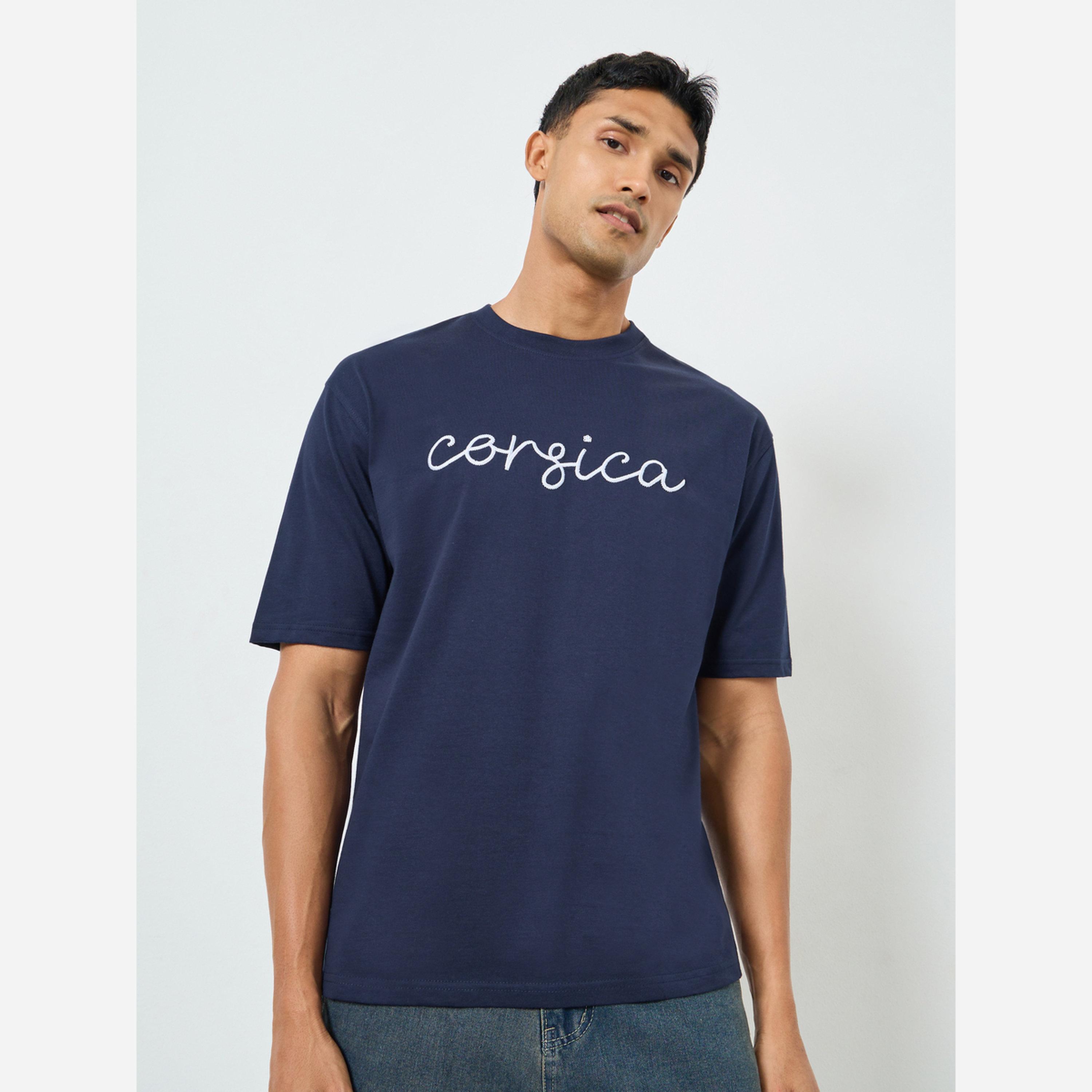 Styli Men Oversized Crew Neck Slogan T-Shirt-men-clothing-tshirtsandpolos-tshirts-image-1