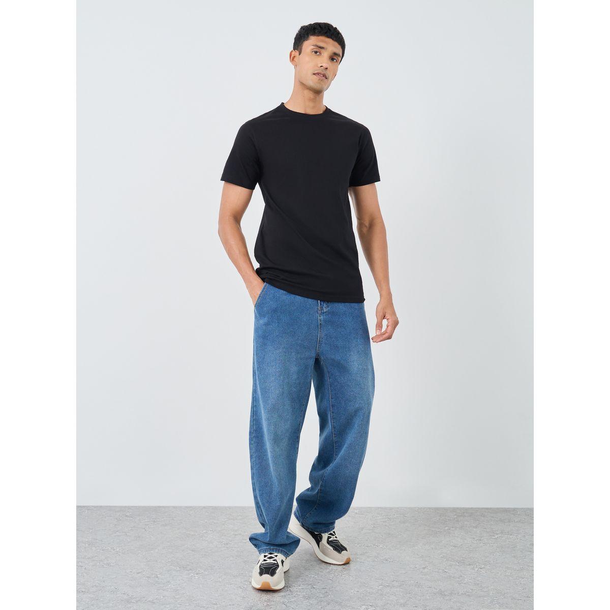 Styli Solid Heavy Jersey Longline T-Shirt-men-clothing-tshirtsandpolos-tshirts-image-2