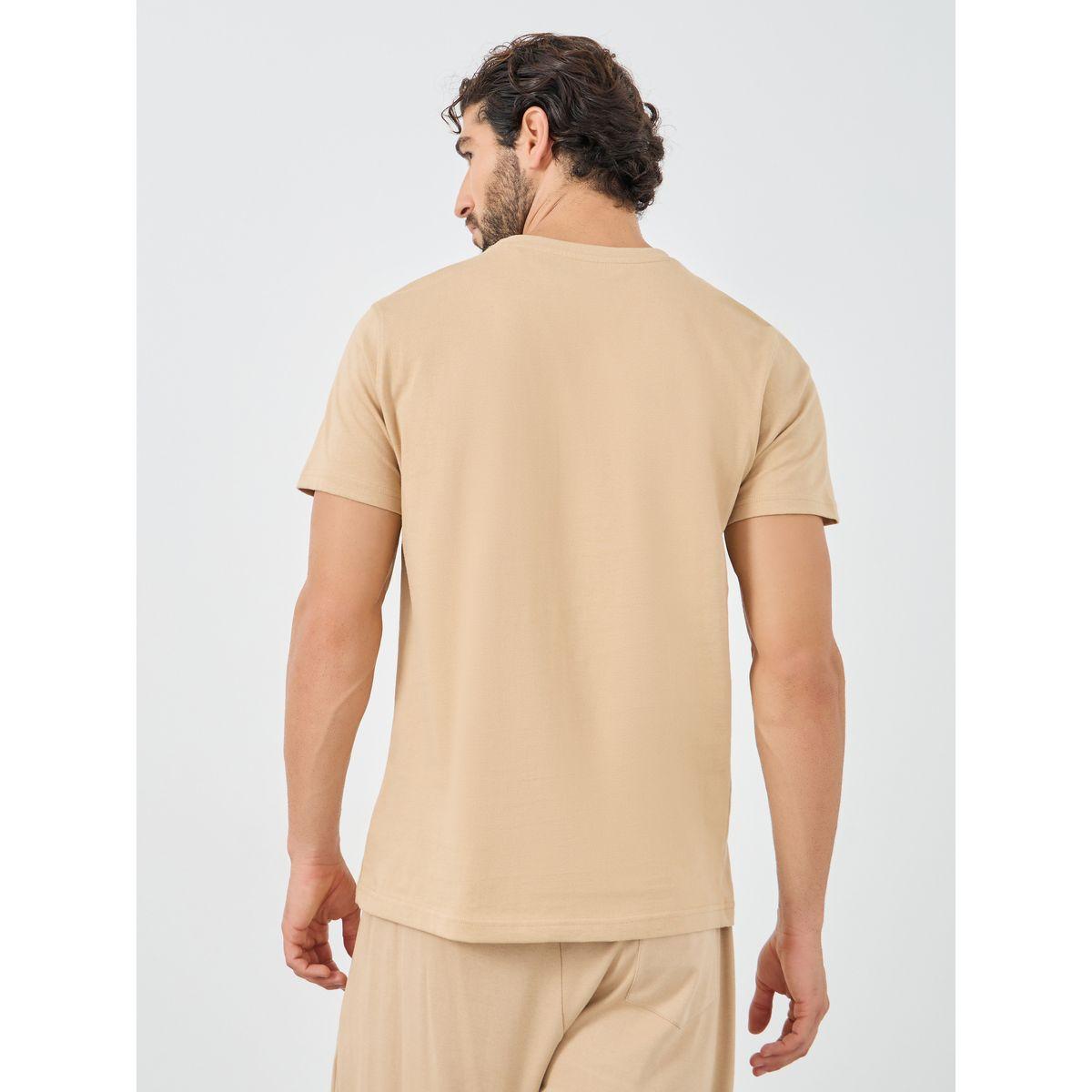 تيشيرت سادة بياقة دائرية وأكمام قصيرة-men-clothing-tshirtsandpolos-tshirts-image-4