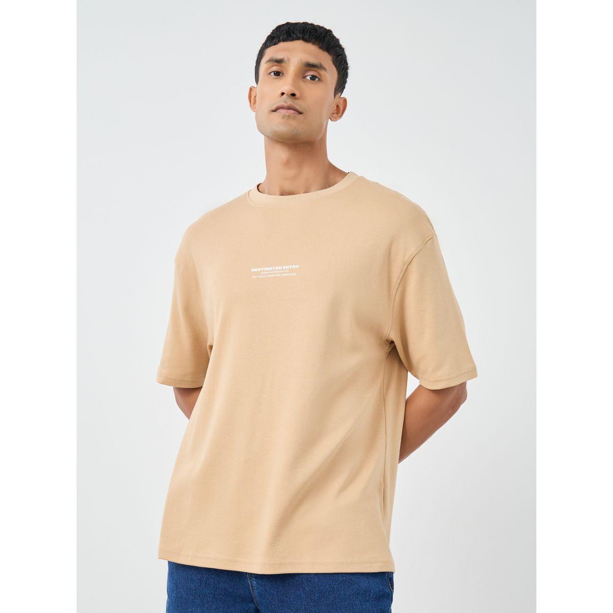 Styli Slogan Print Round Neck T-Shirt-men-clothing-tshirtsandpolos-tshirts-image-1