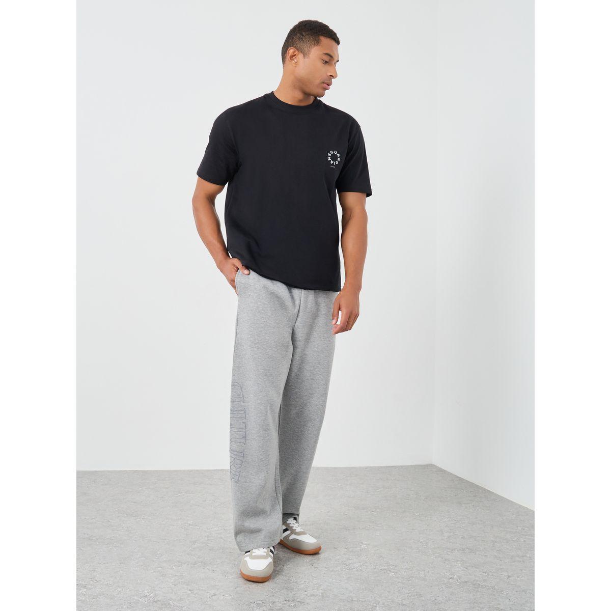 Styli Slogan Print Crew Neck Oversized T-Shirt-men-clothing-tshirtsandpolos-tshirts-image-2
