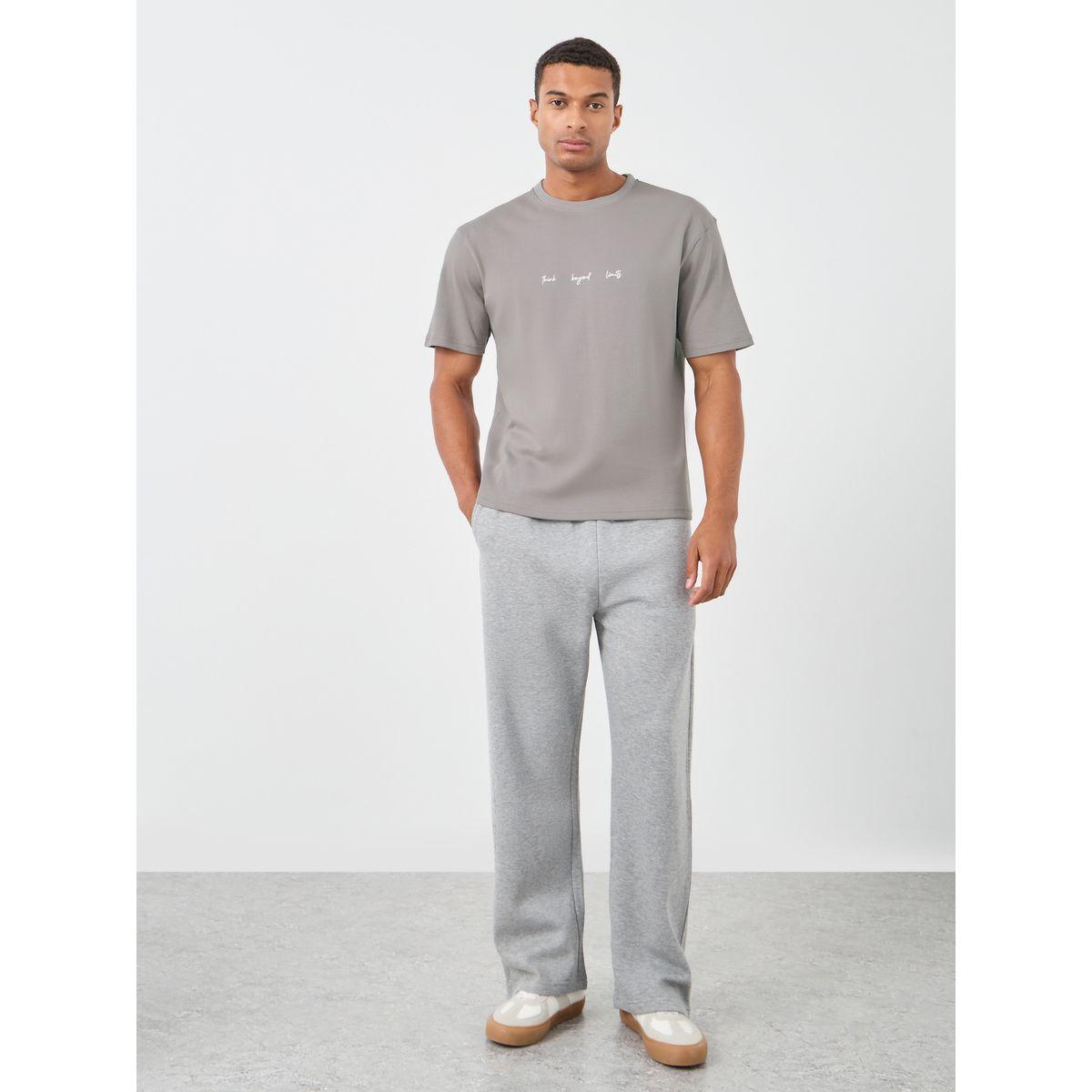 Styli Slogan Print Crew Neck Short Sleeve T-Shirt-men-clothing-tshirtsandpolos-tshirts-image-2