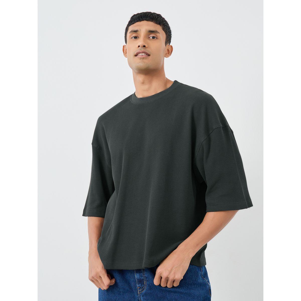 Styli Solid Boxy Fir Round Neck T-Shirt-men-clothing-tshirtsandpolos-tshirts-image-1