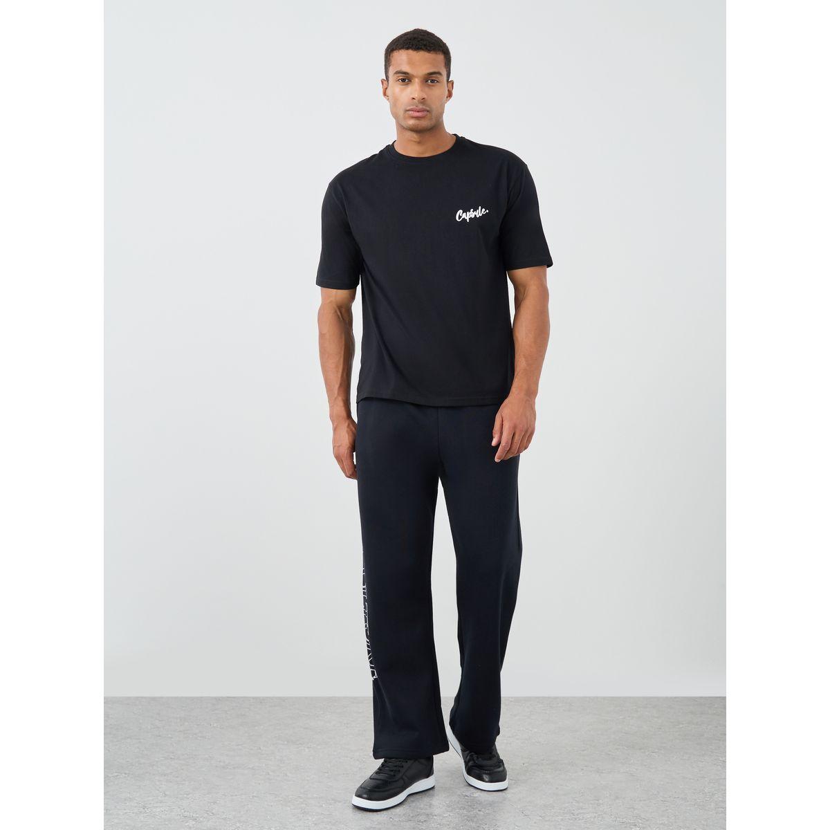 Styli Slogan Print Crew Neck Oversized T-Shirt-men-clothing-tshirtsandpolos-tshirts-image-2